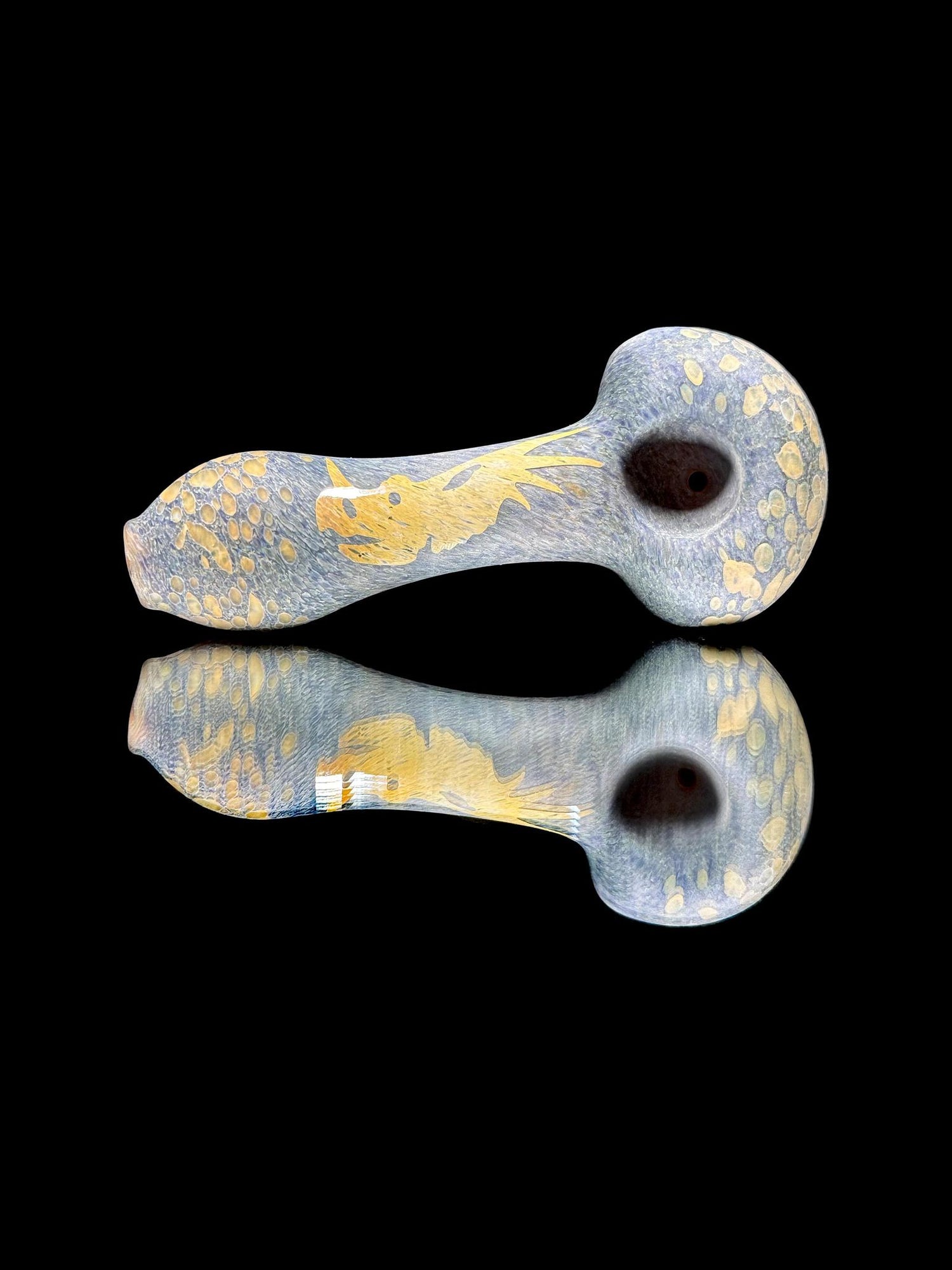 Stone Tech Glass Stone Fossil Pipe