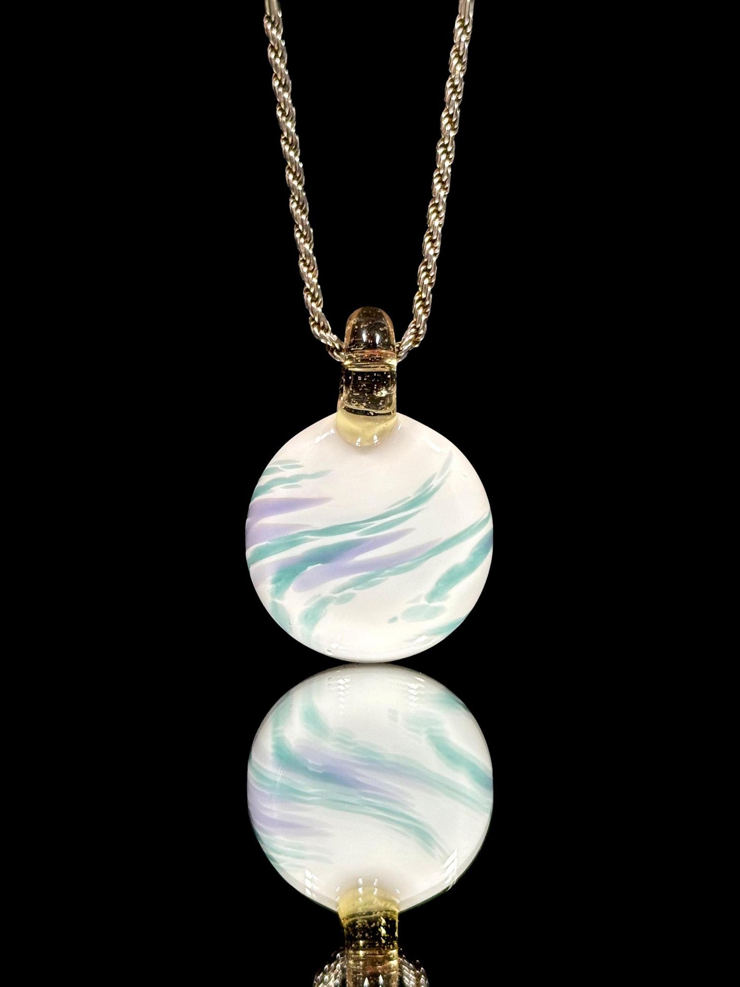 Swan Glass Jazz Pendant