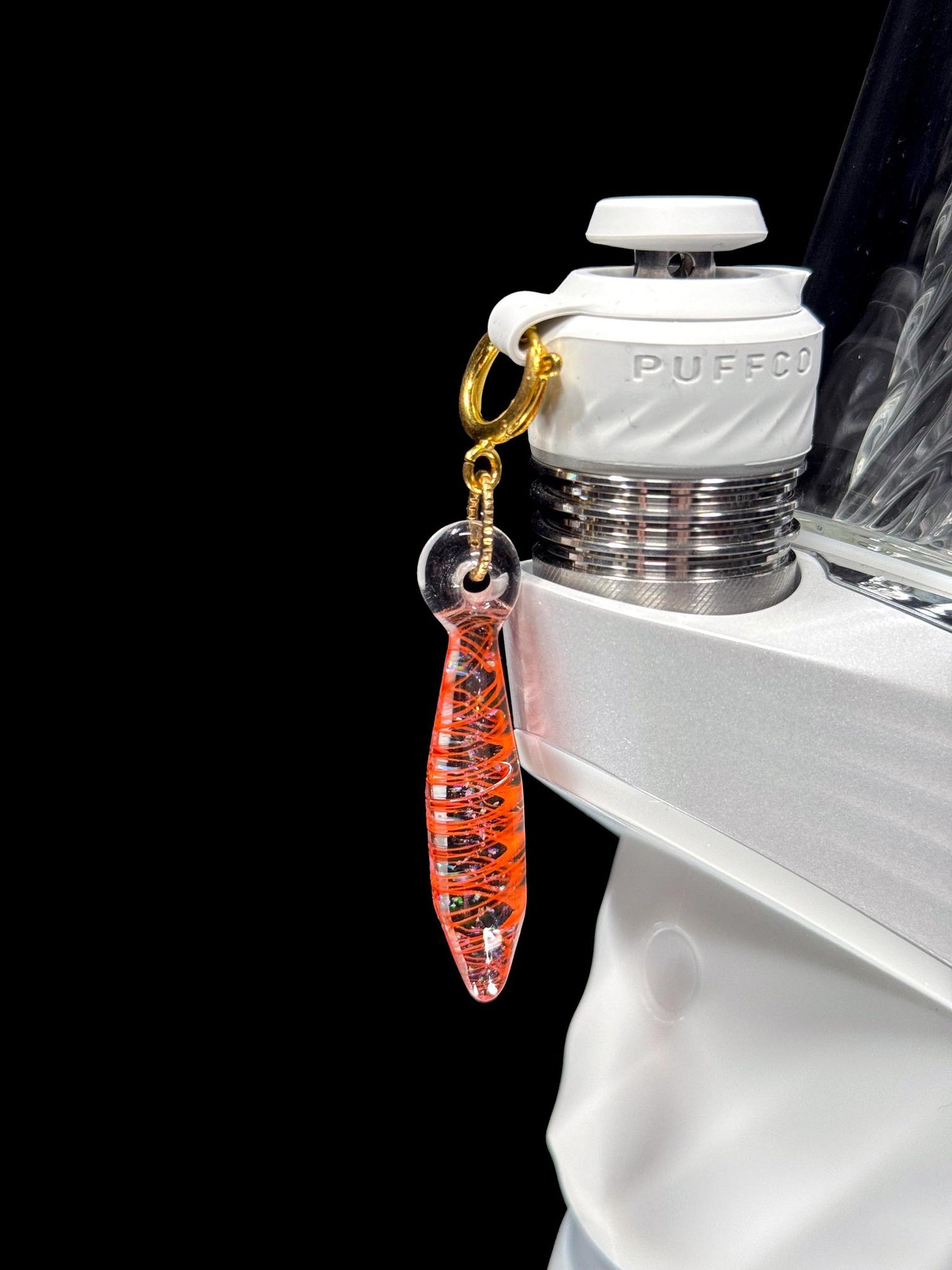 Indo Glass Faceted Peak Charm