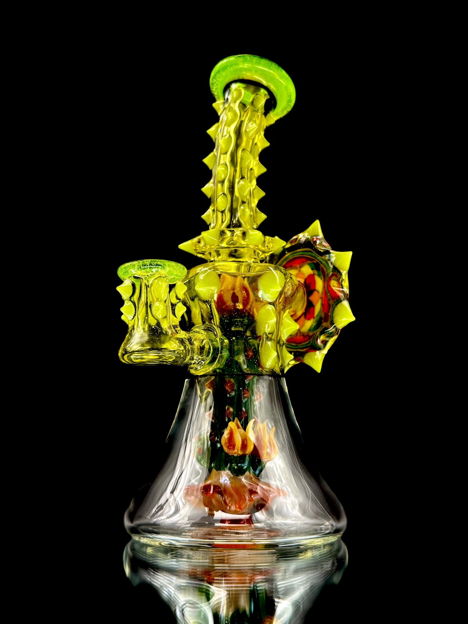 Unparalleled Glass x Brian Jacobson Mini Beaker