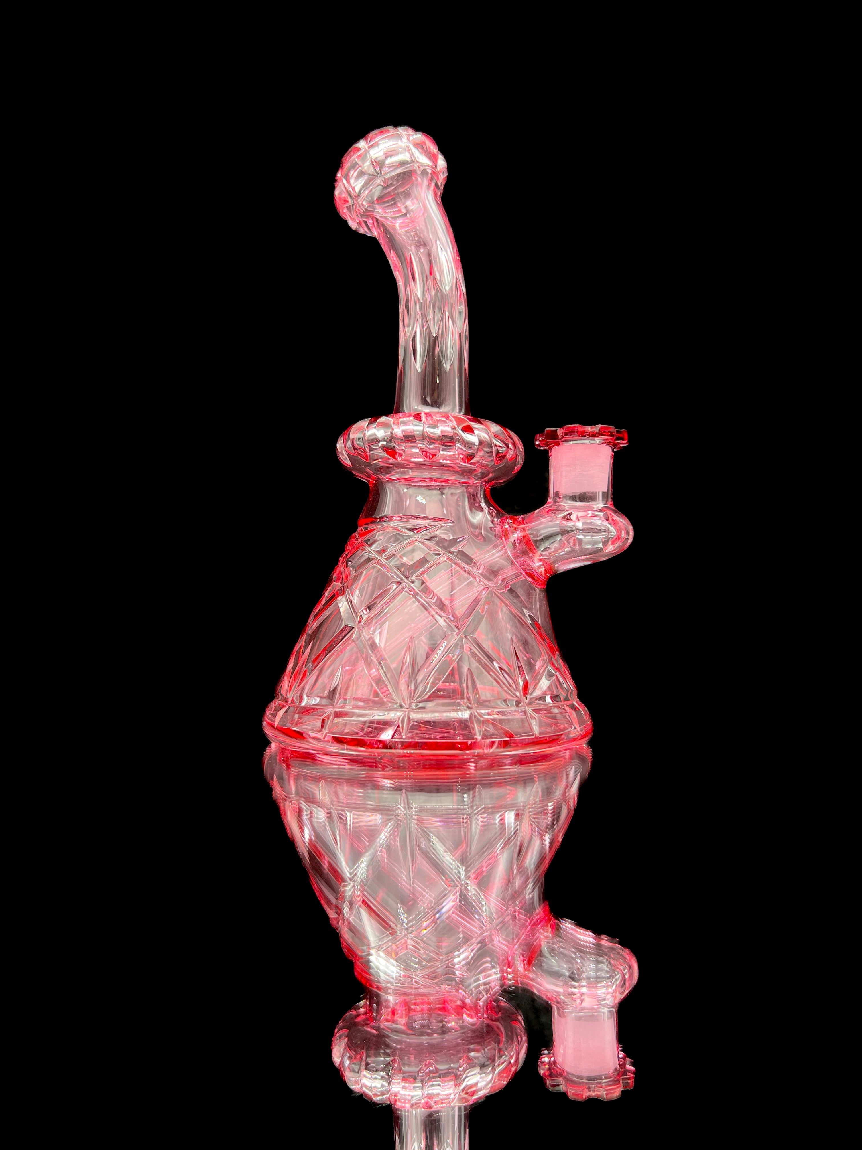 Kurt B Brilliant Cut Pink Beaker – Connoisseur Smoke Shop