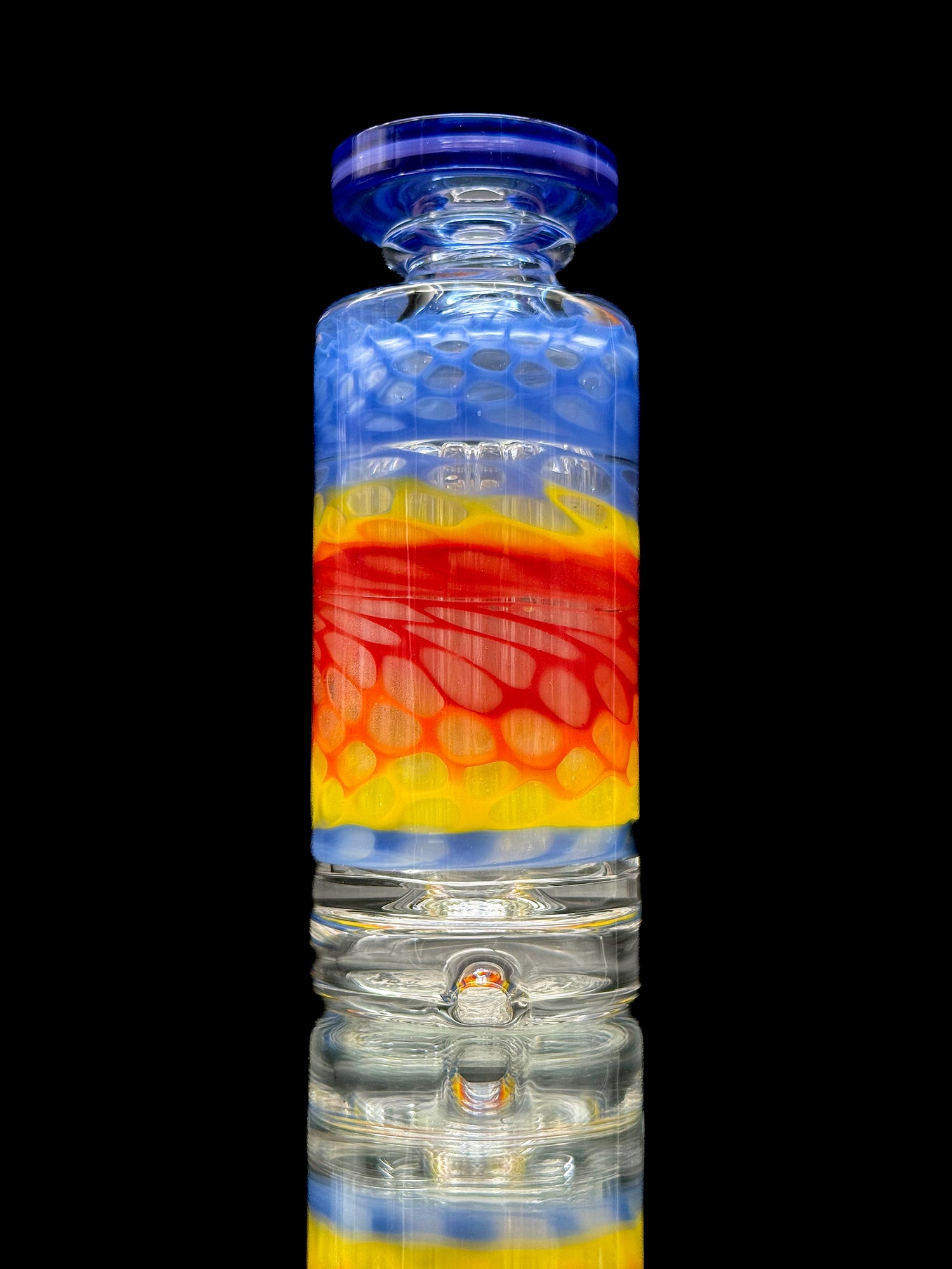 Doug W Glass Rainbow Honeycomb Water Peak Top