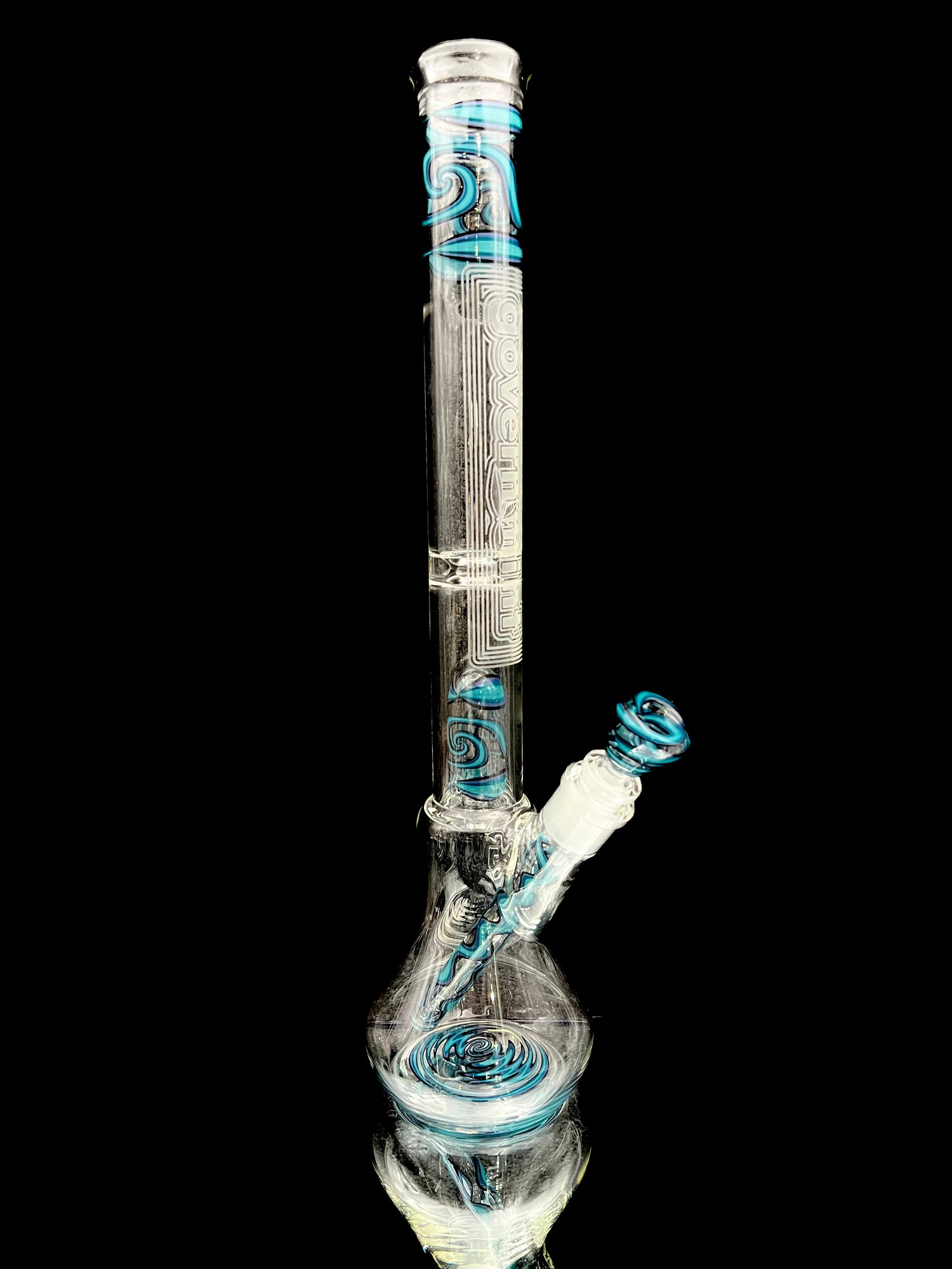 Governmint Glass Line Worked Bell Bottom Dome Perc