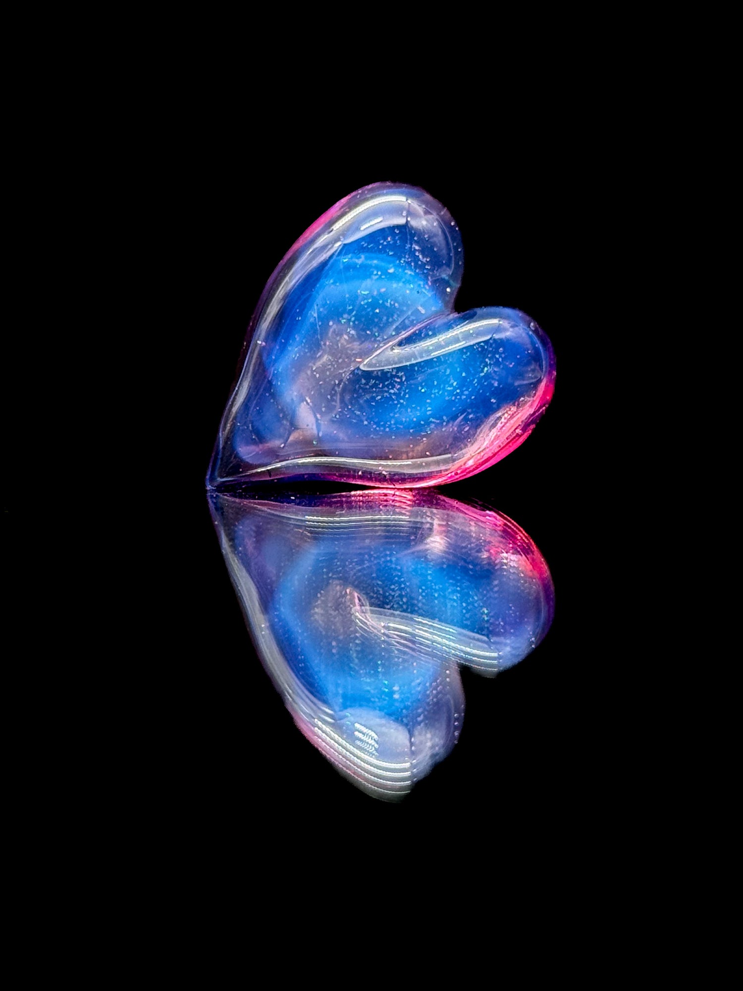 Firefly Glass Heart Pocket Vibe