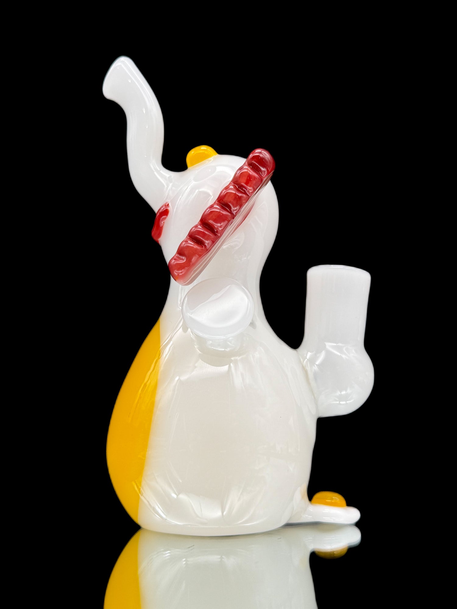 Flame Princess Glass Bacon Egg Elephant