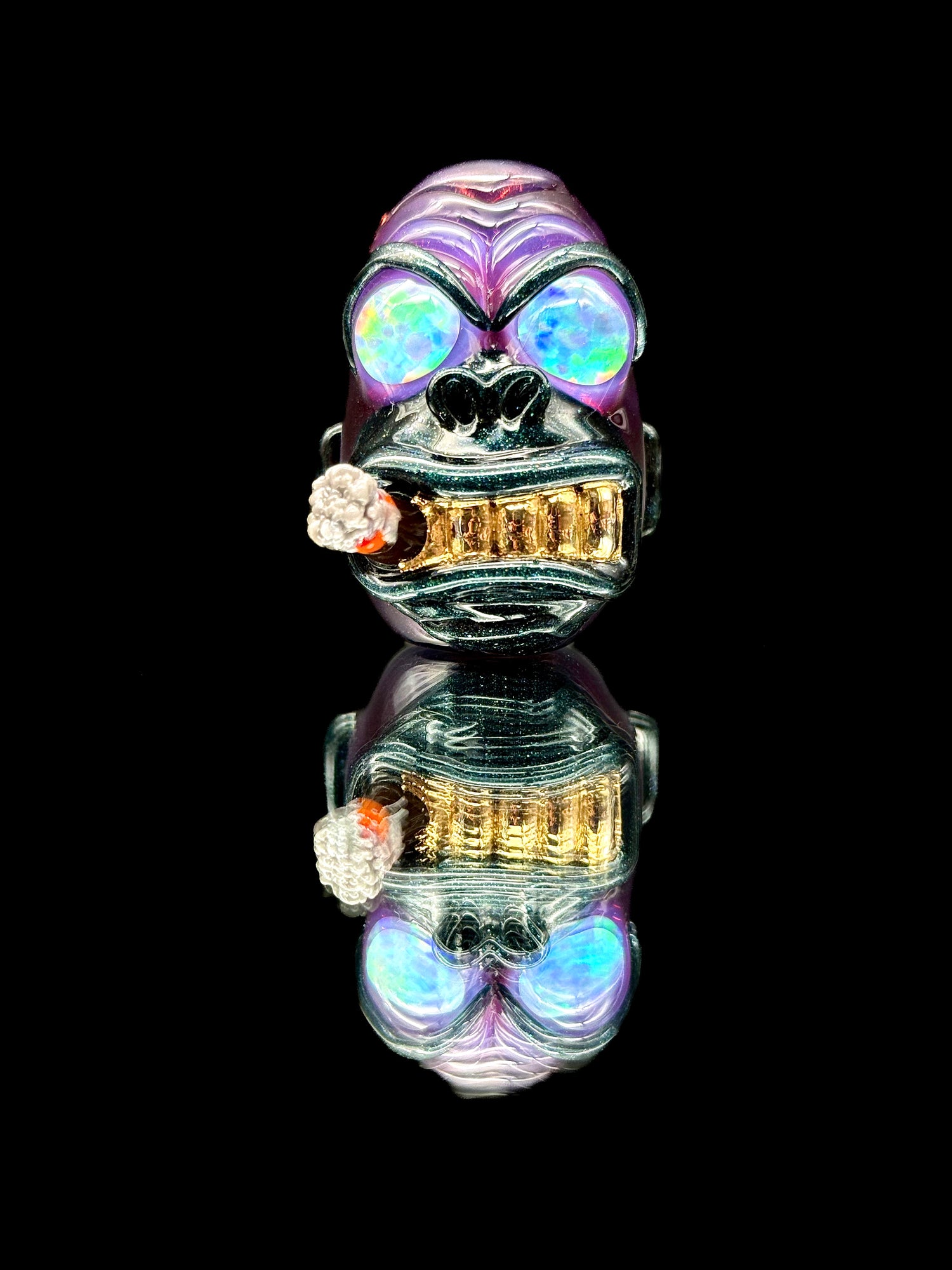 Firefly Glass Smoking Grinning Gorilla