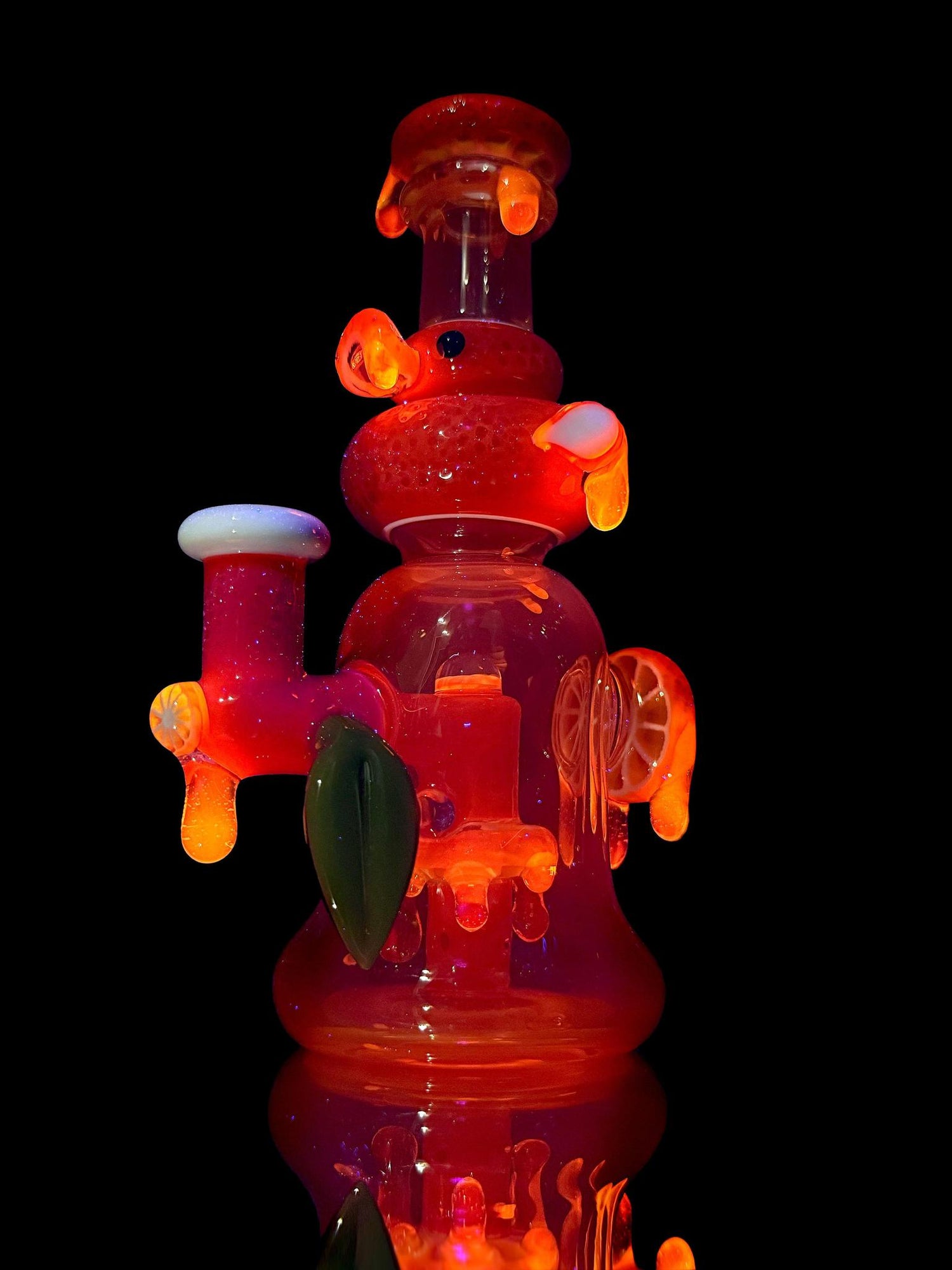 Ryno x Lyons Glass Orange Slice Ducky Rig