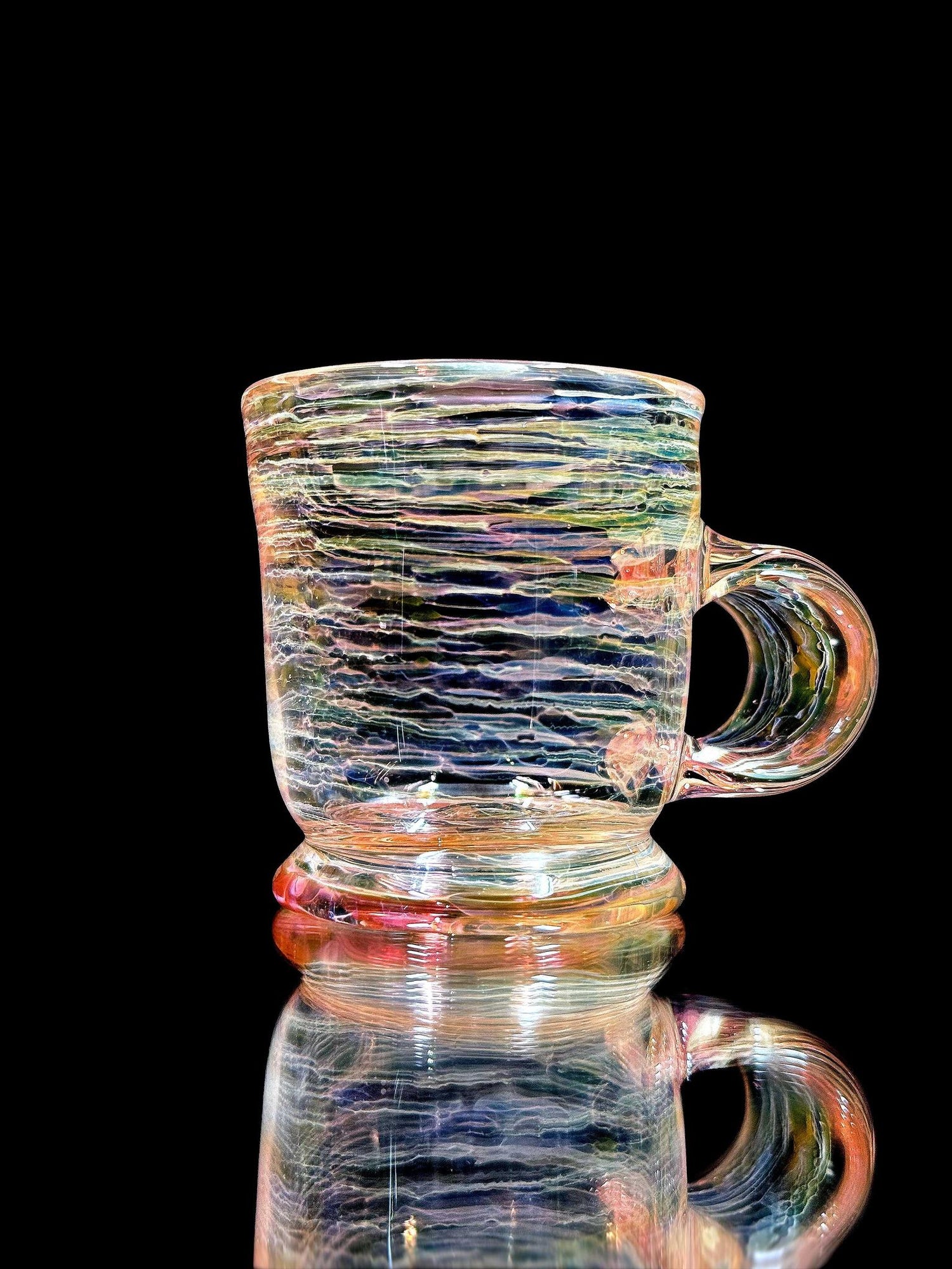 EH Glass Fumed Tea Cup