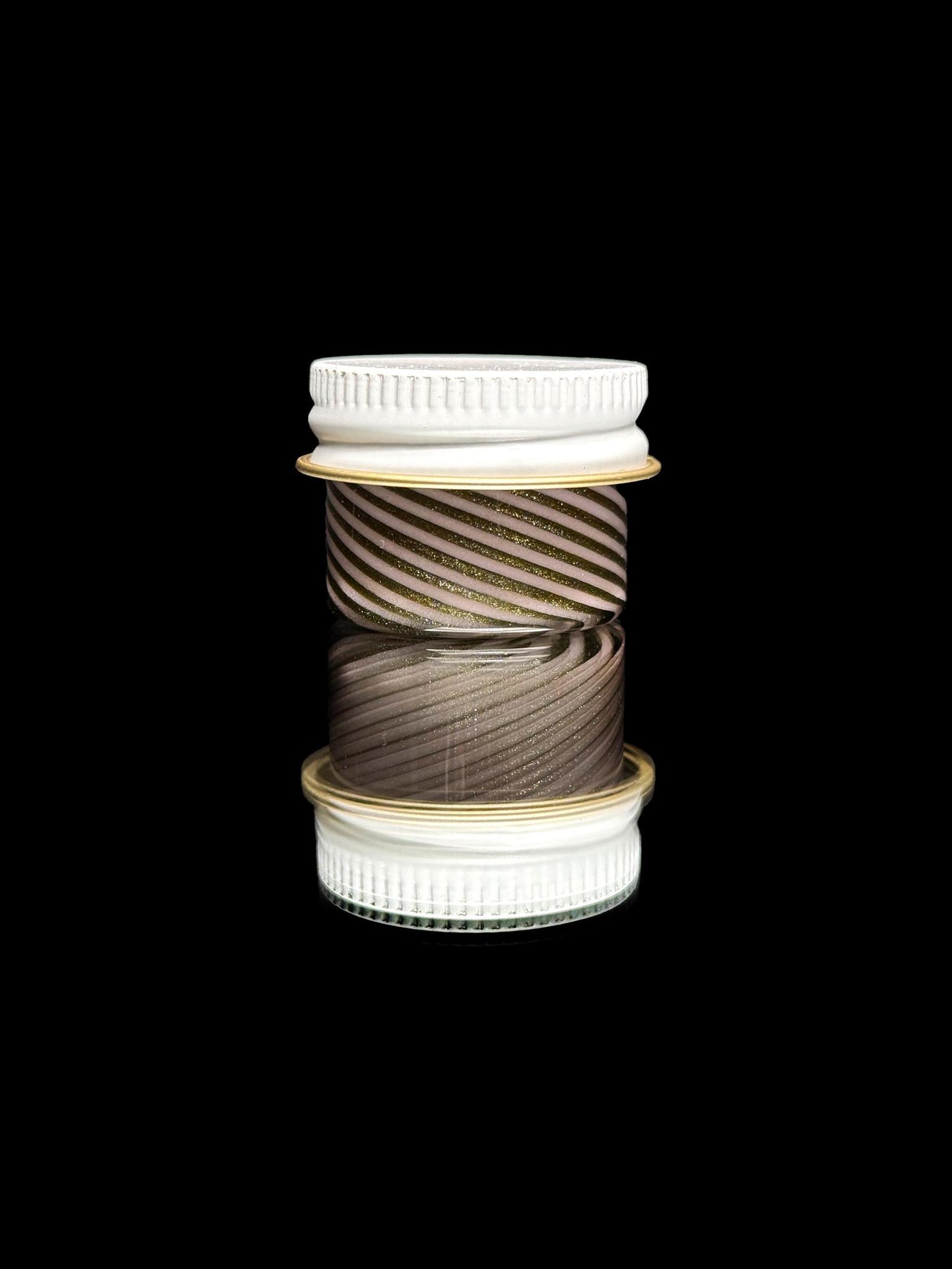 Empty 1 Glass Spiral Micro Jar