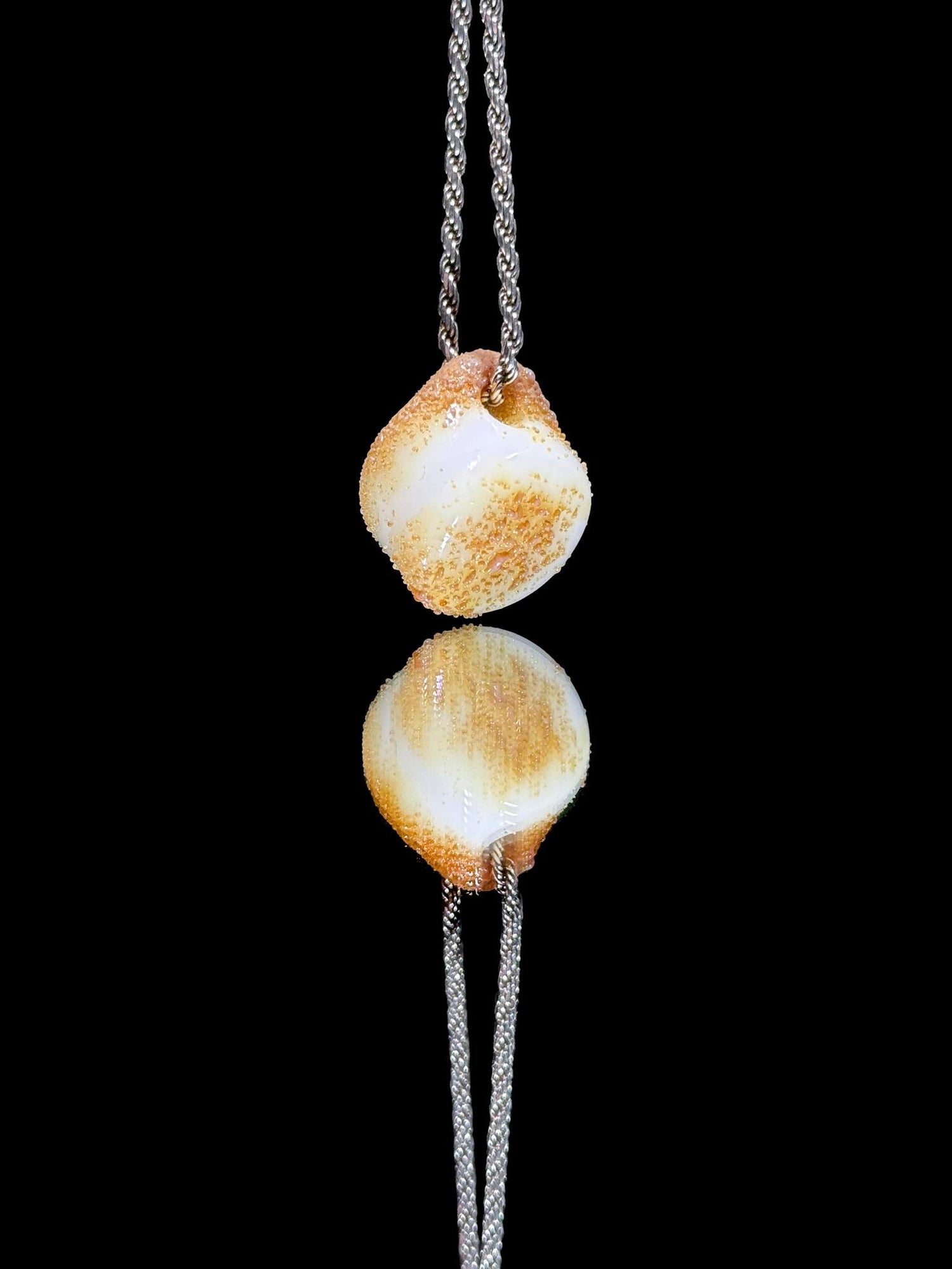 Bambi Glass Toasted Marshmallow Pendant