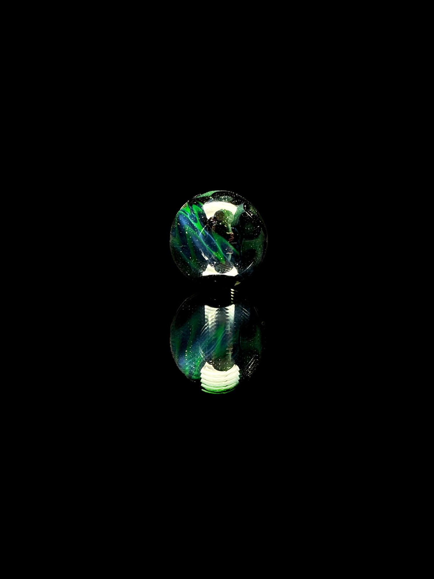 Indo Glass Dotstack Black Magic Marble