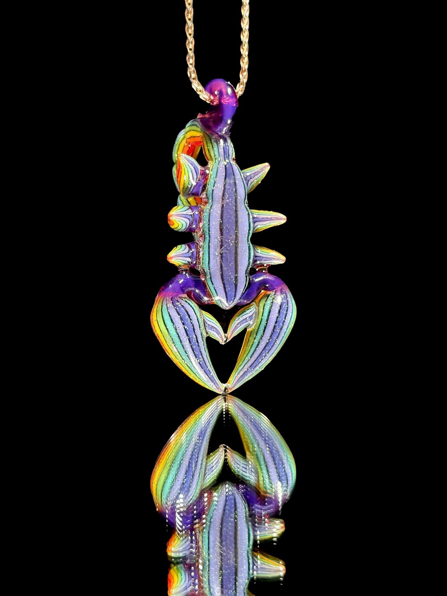 Darby Rainbow Scorpion Pendant