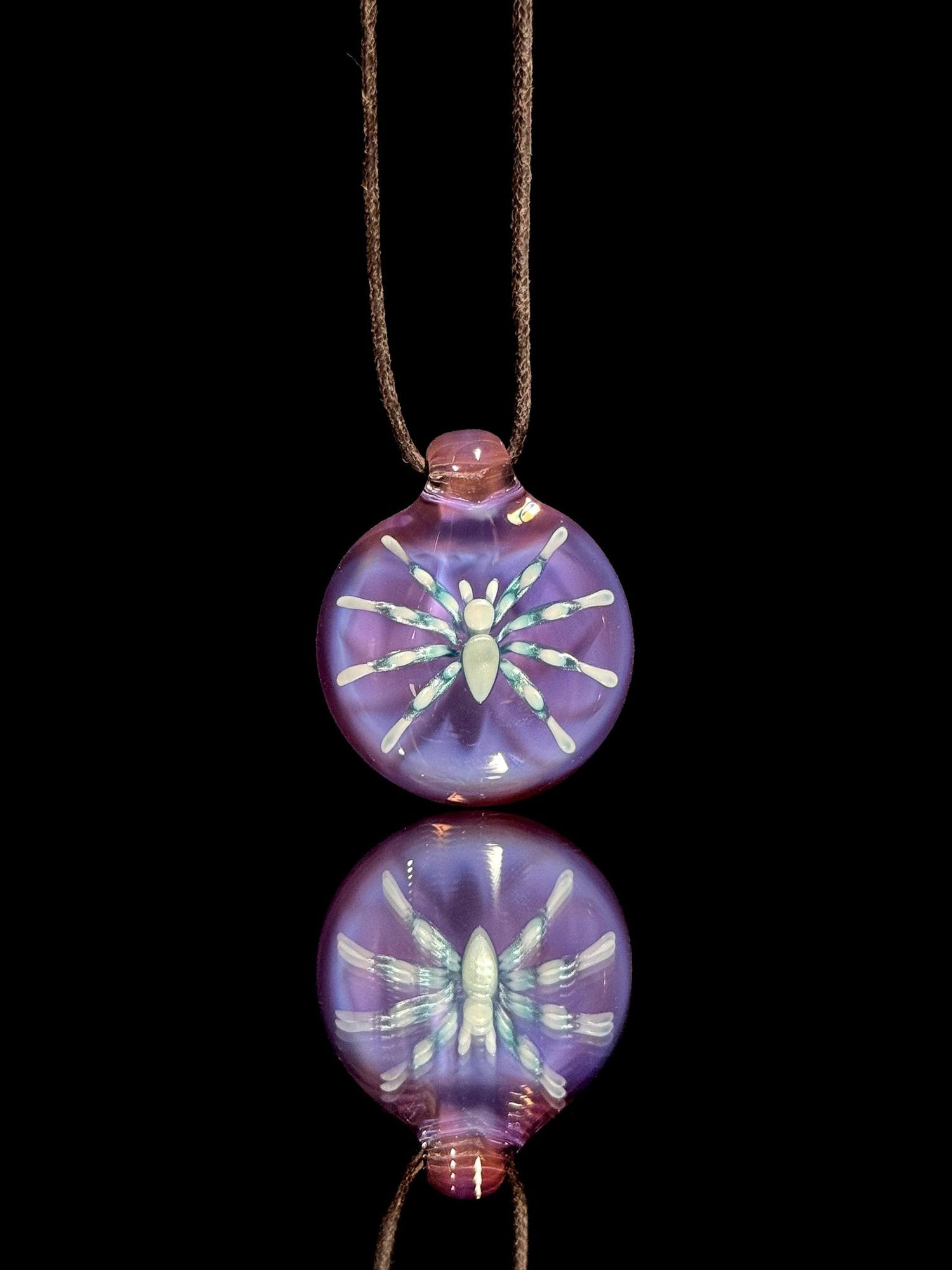 Florin Glass Spider Pendant