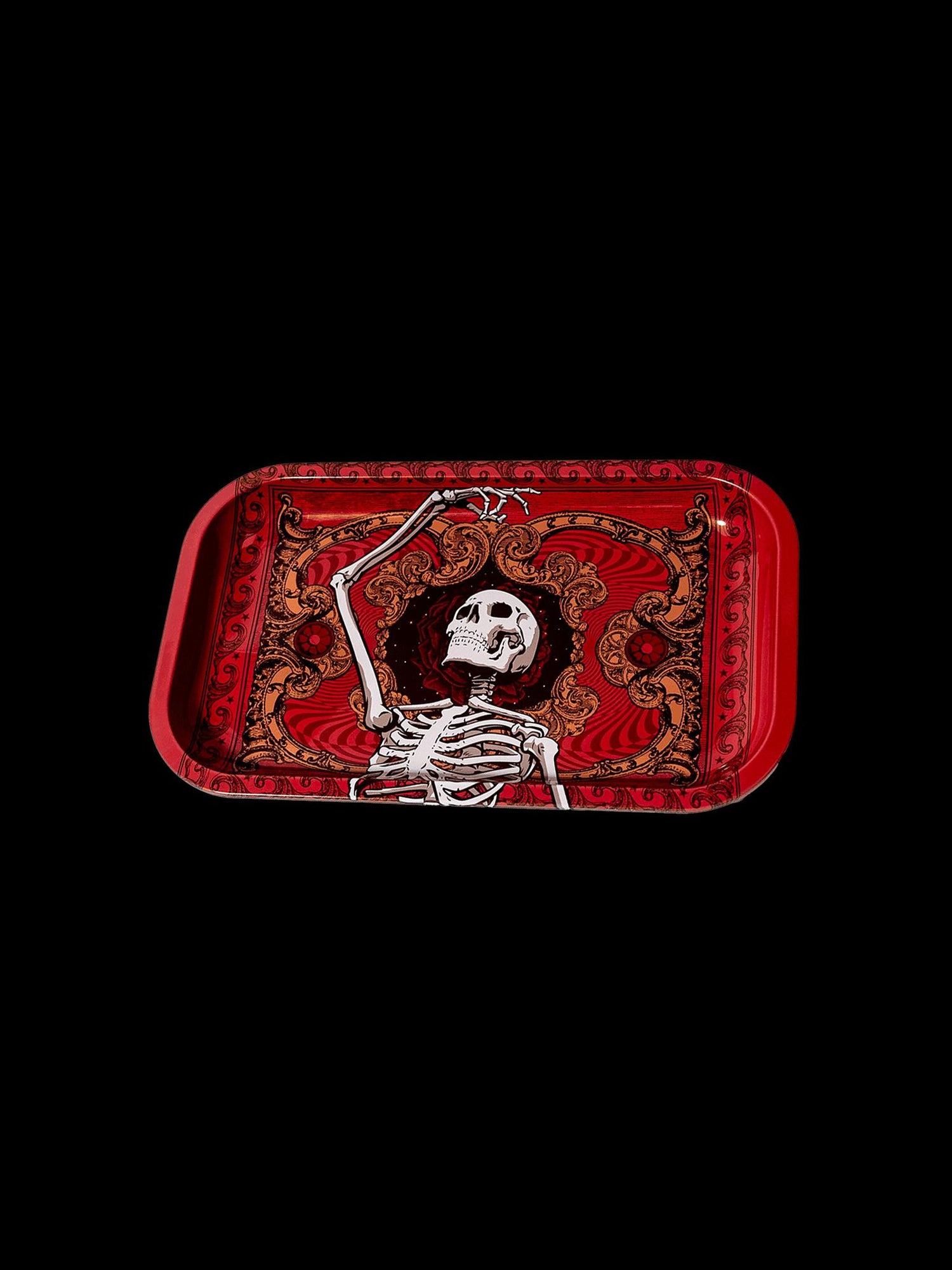 Blazy Susan x Grateful Dead Rolling Tray Md Skeleton