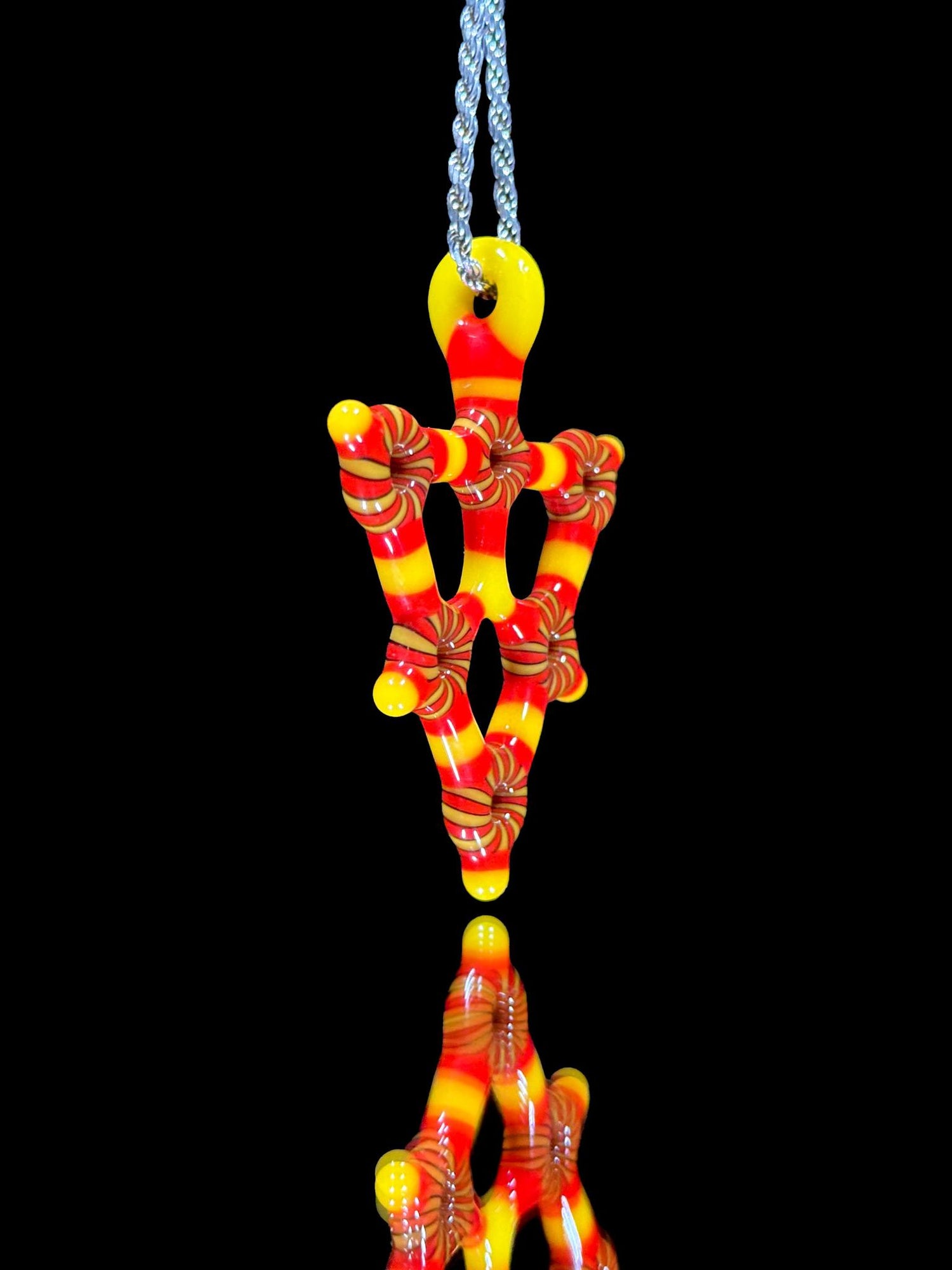 Kaja Glass Trident Pendant