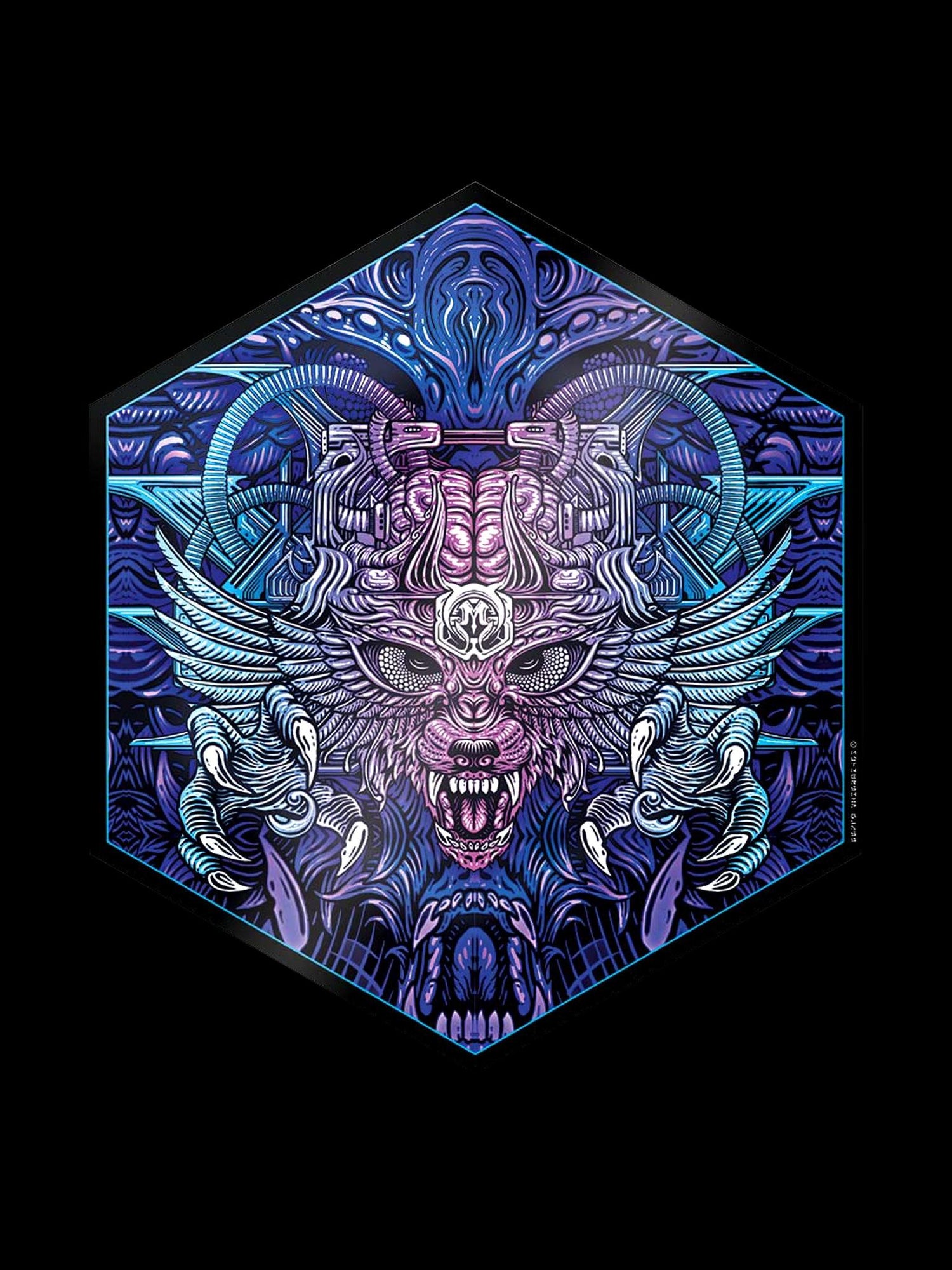 Mothership Silicone Hex Mat Sky Wolf