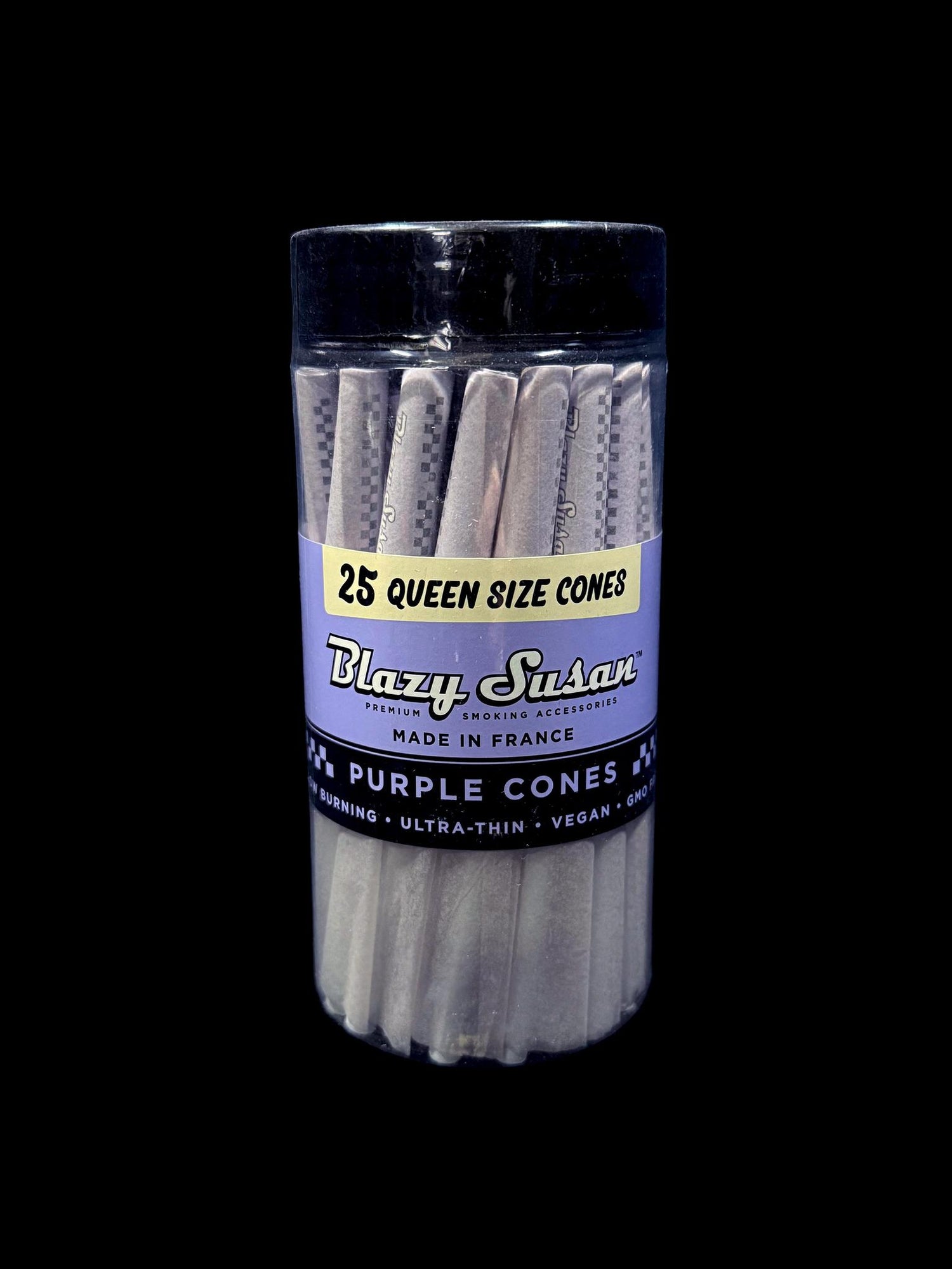 Blazy Susan Cones Queen Size Purple 25pk