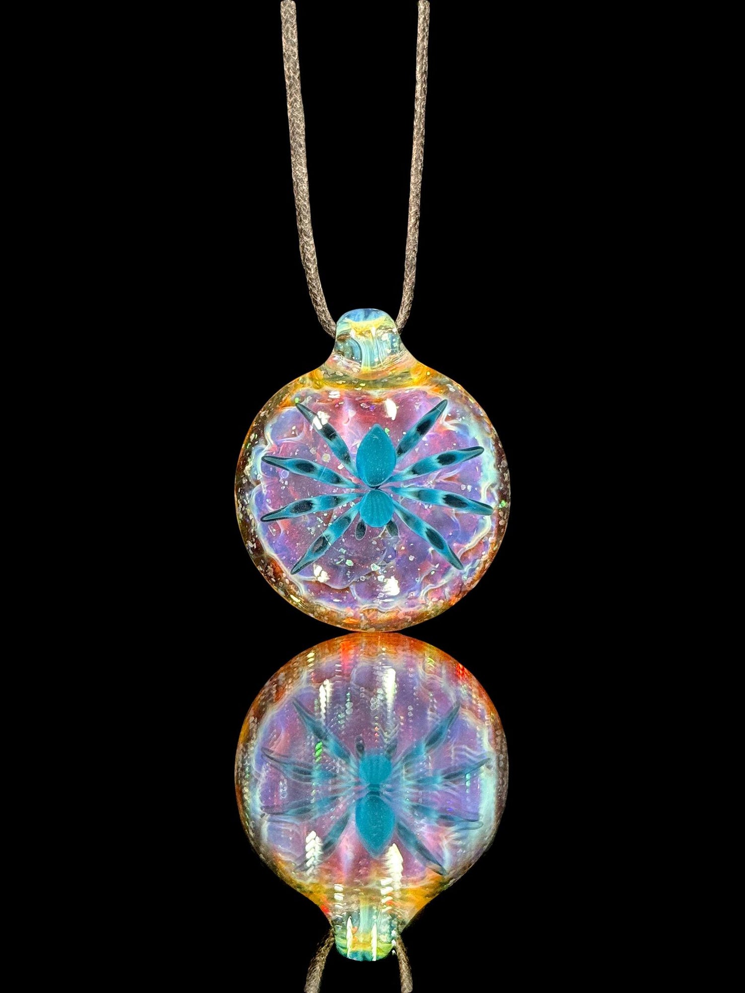 Florin Glass Spider Pendant
