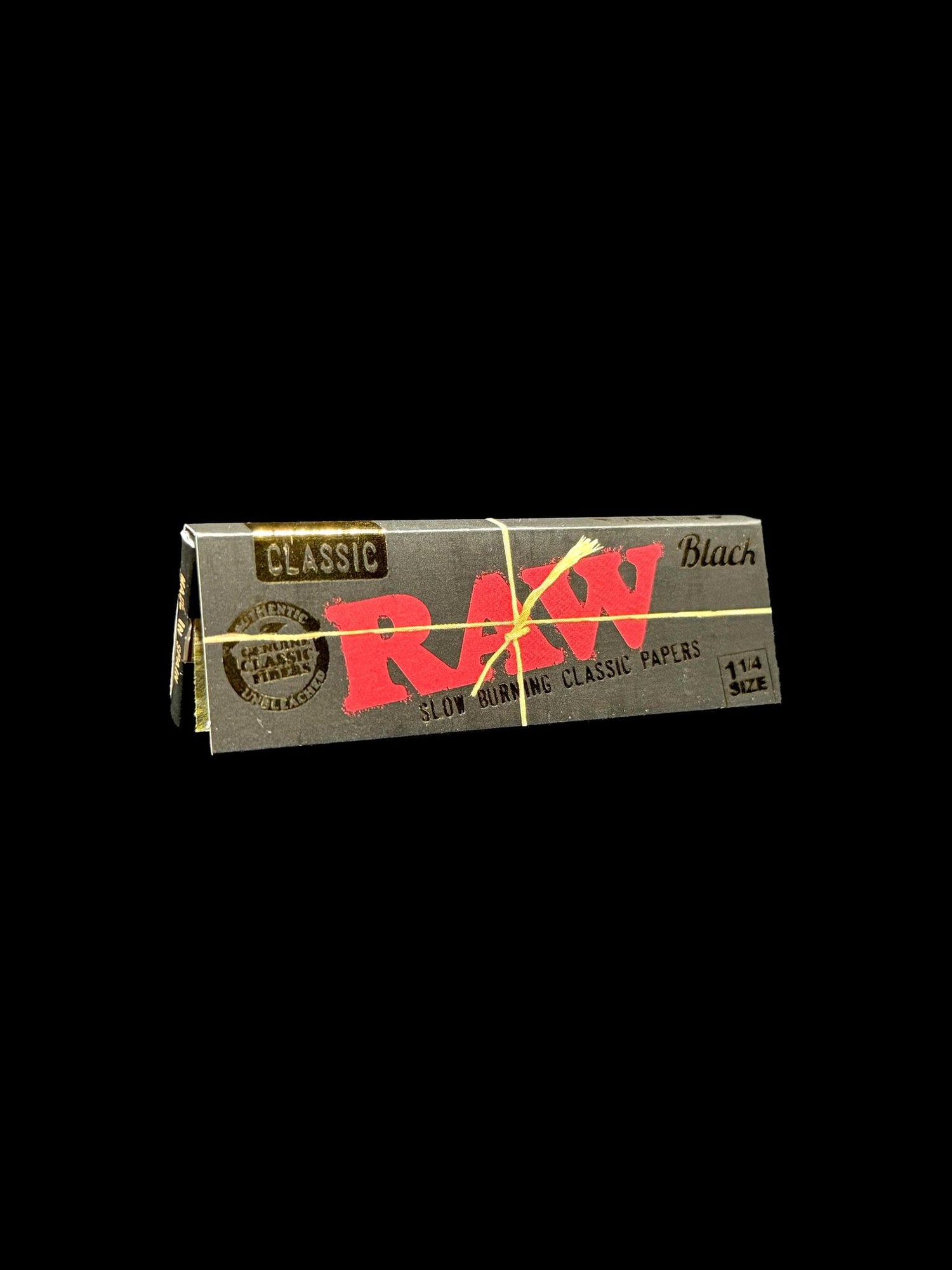 Raw Papers Classic Black 1.25