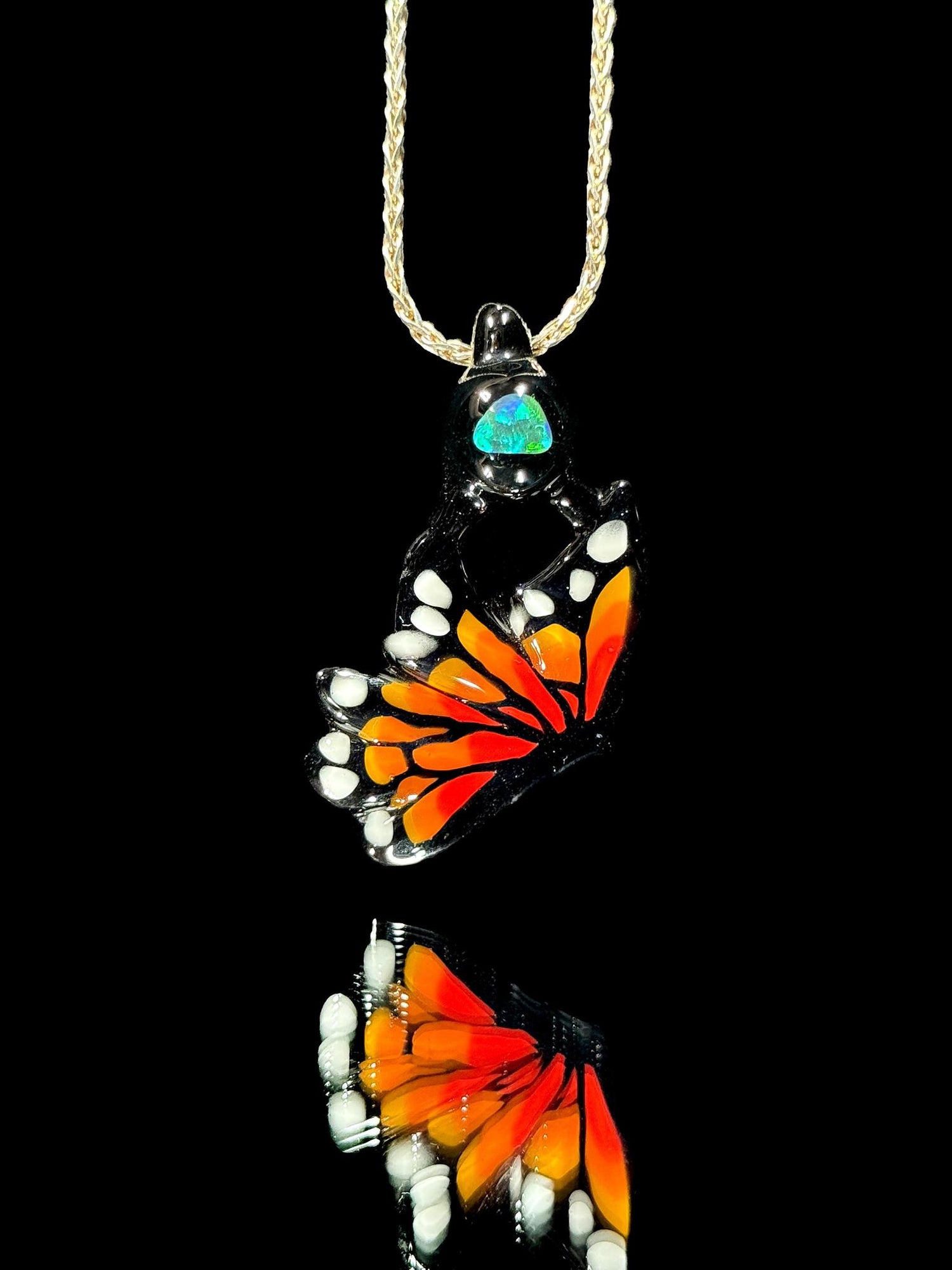 Windstar Glass Butterfly Wing Pendant