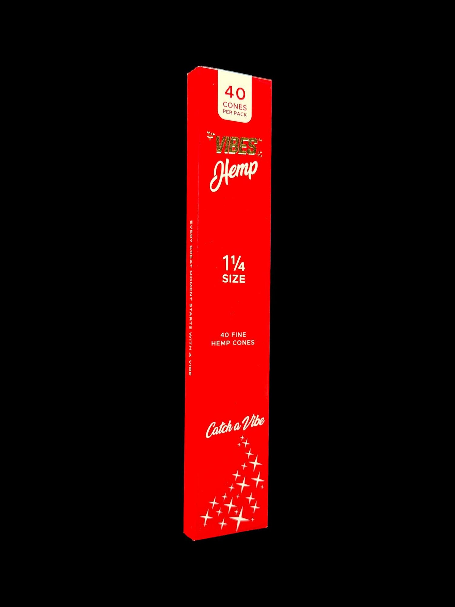Vibes Papers Hemp Cones 1.25 40pk