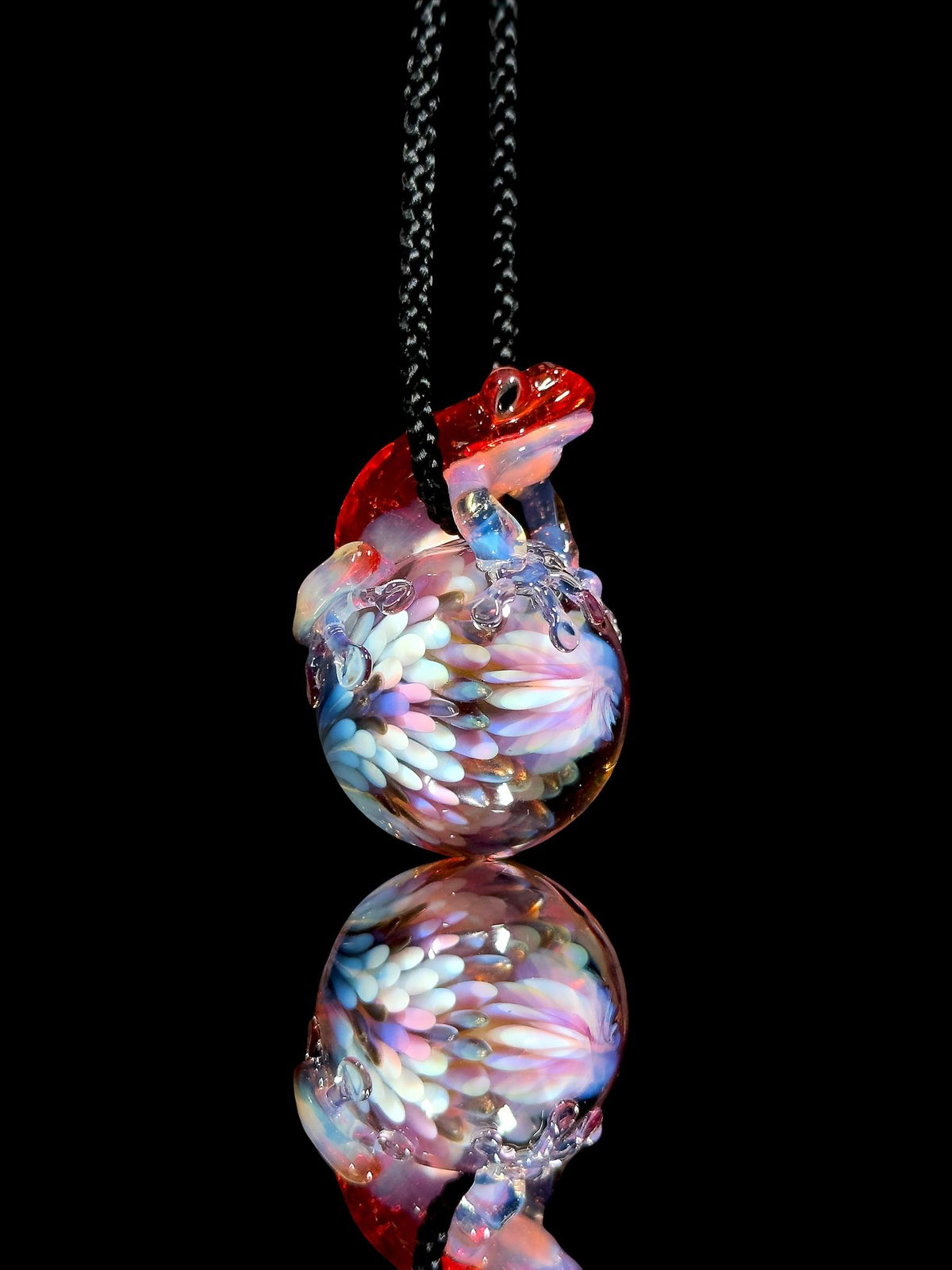 Kengtaro Glass Uv Frog Pendant