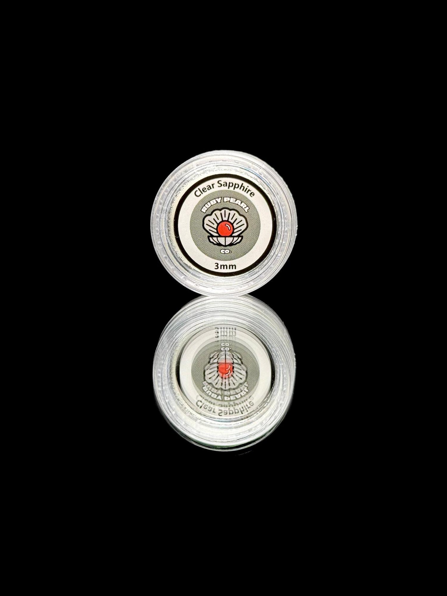 Ruby Pearl Co 3mm Clear Sapphire 10pk