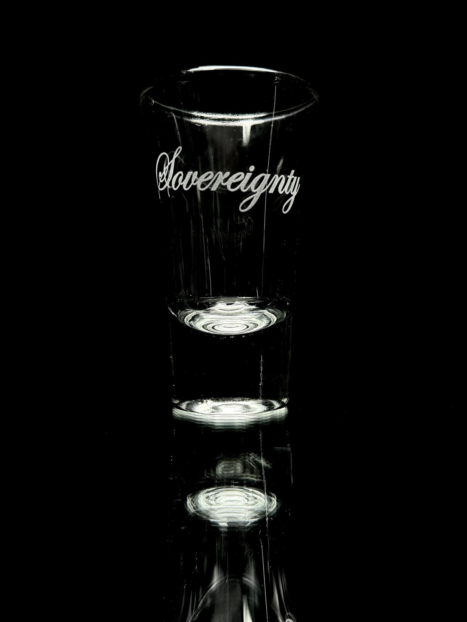 Sovereignty Glass Shot Glass