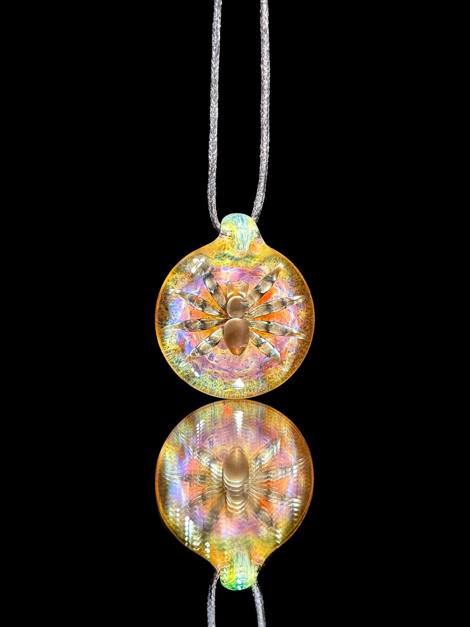 Florin Glass Spider Pendant