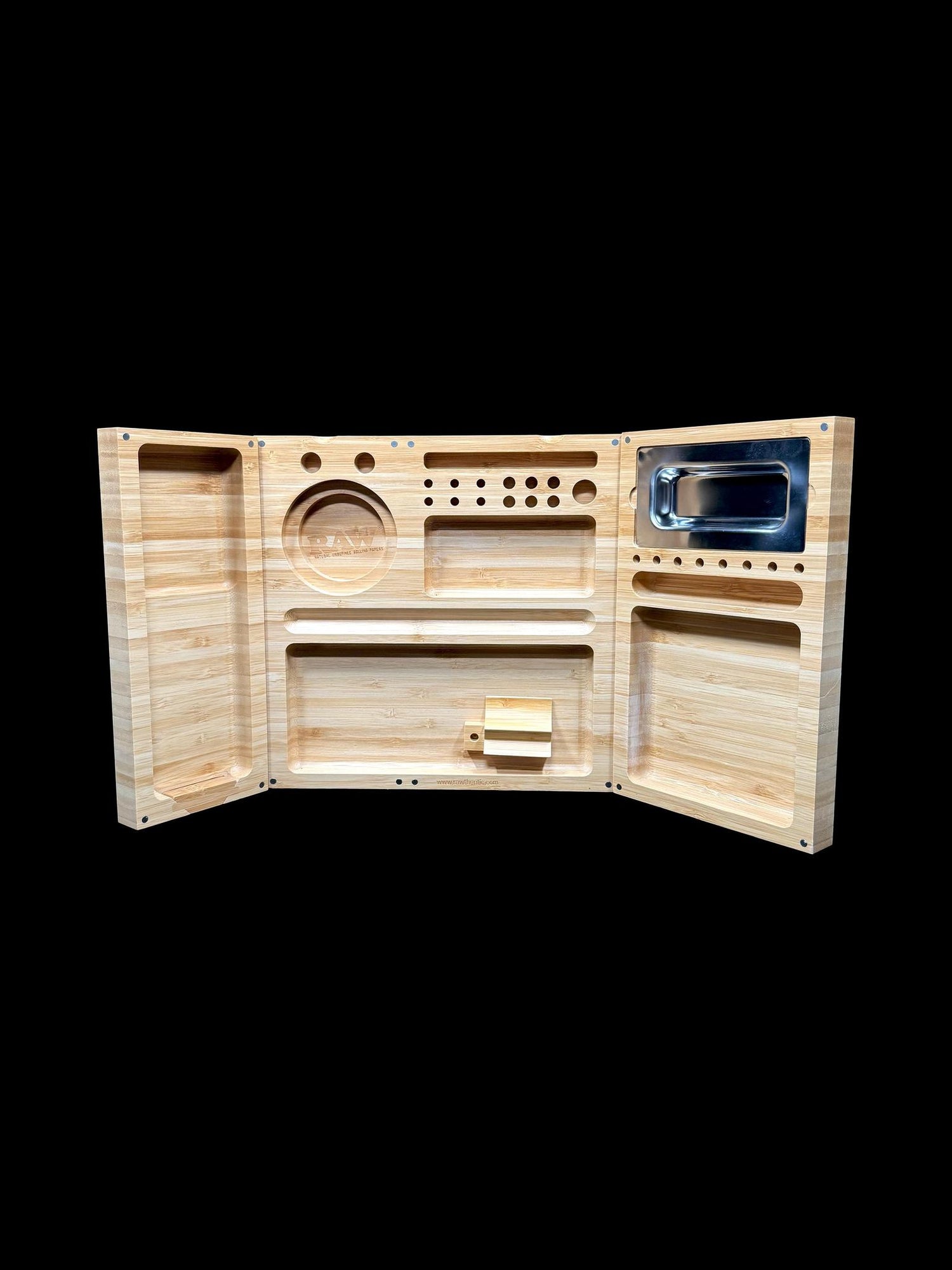 Raw Triple Flip Rolling Tray