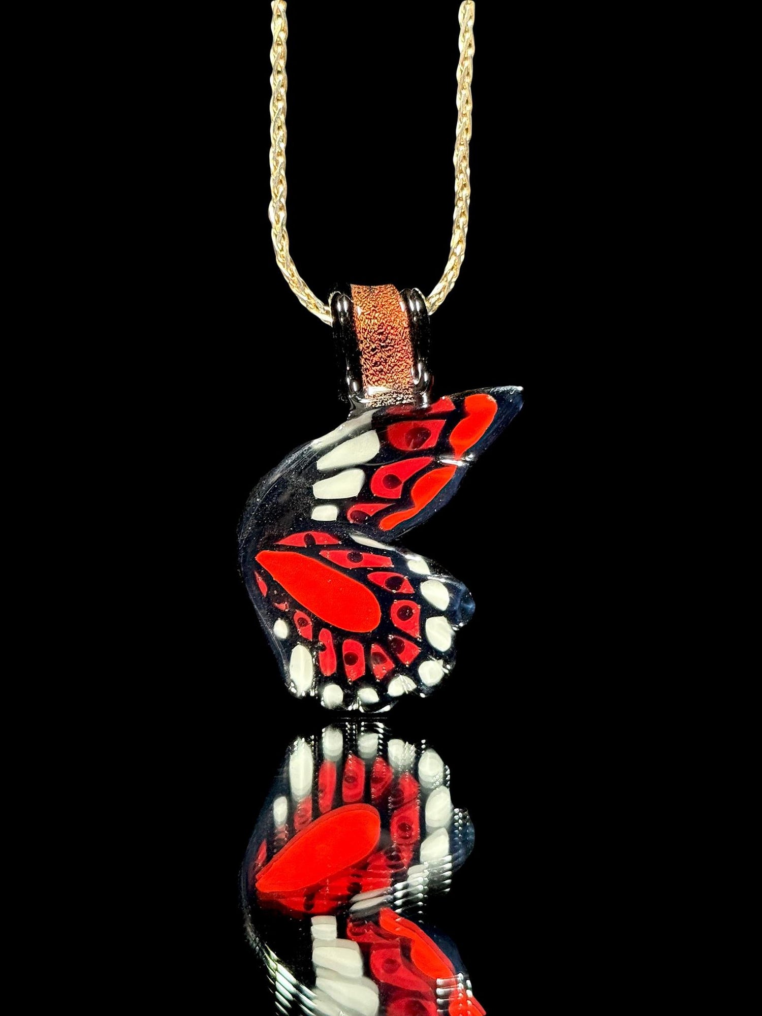 Windstar Glass Butterfly Wing Pendant
