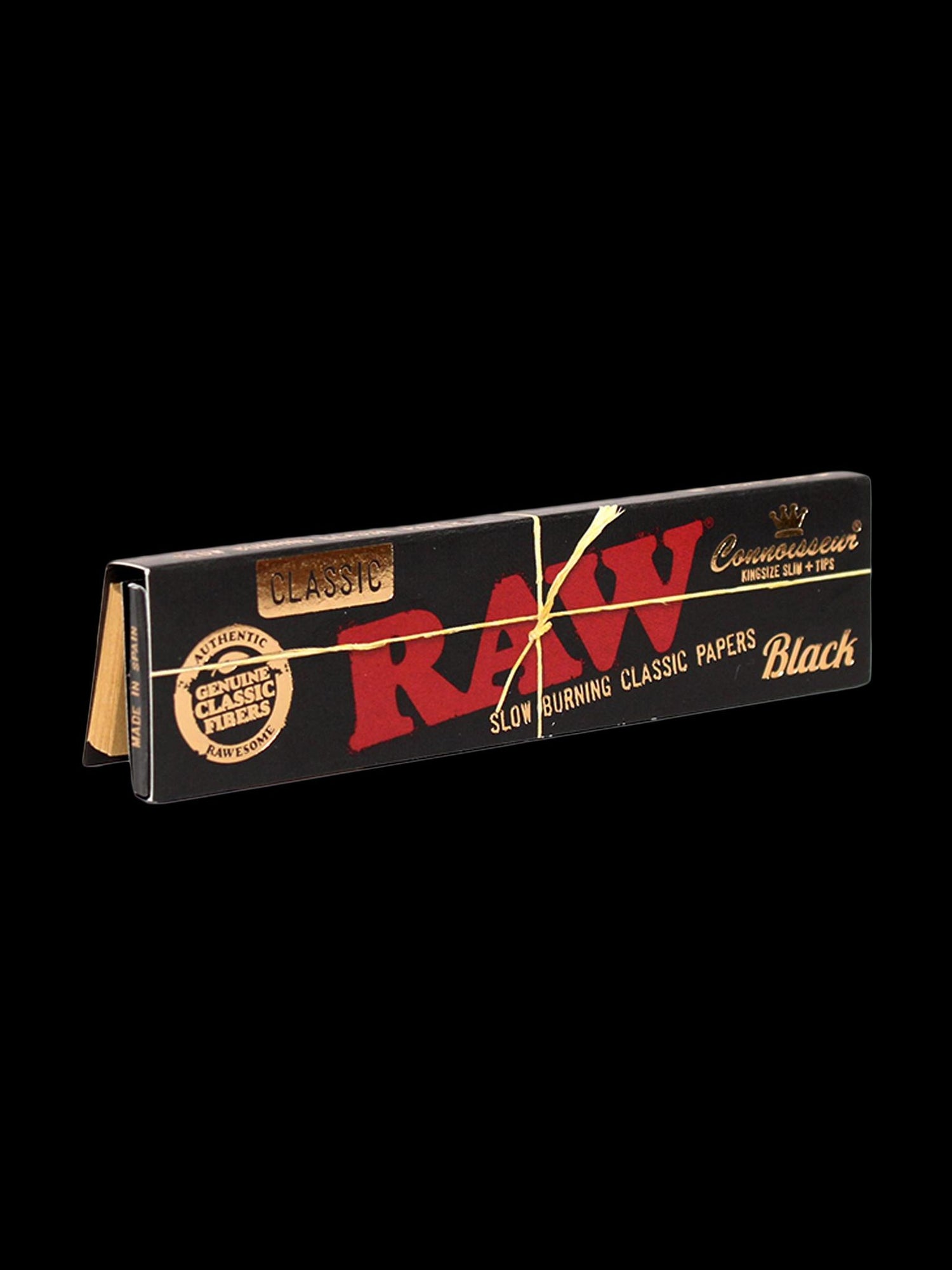 Raw Papers Black Connoisseur Pack King Size Slim