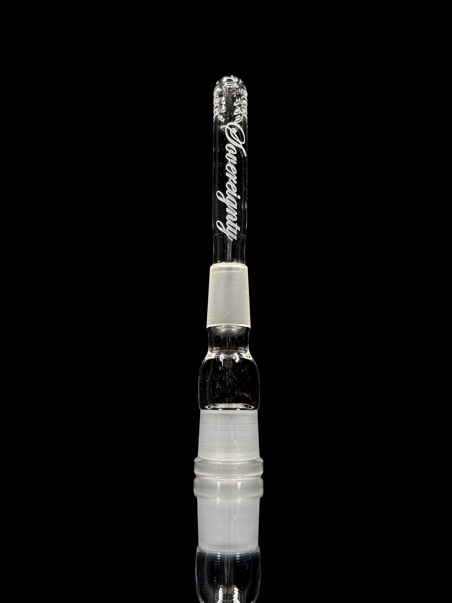 Sovereignty Glass Downstem Clear Slitted 3.25”