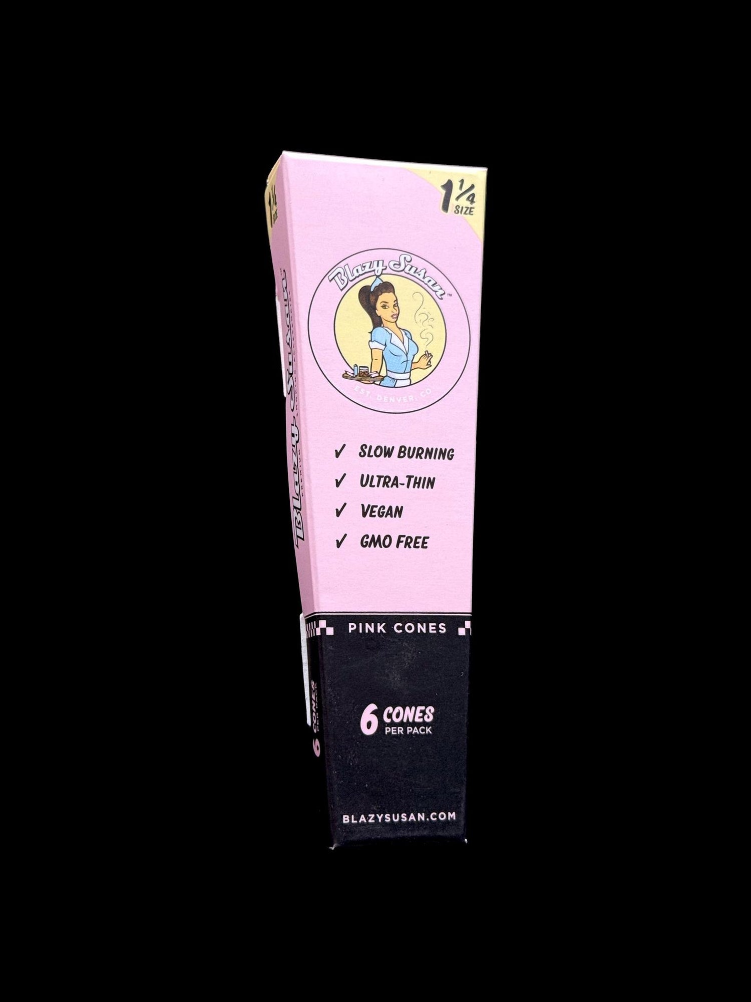Blazy Susan Cones Pink 1.25 6pk