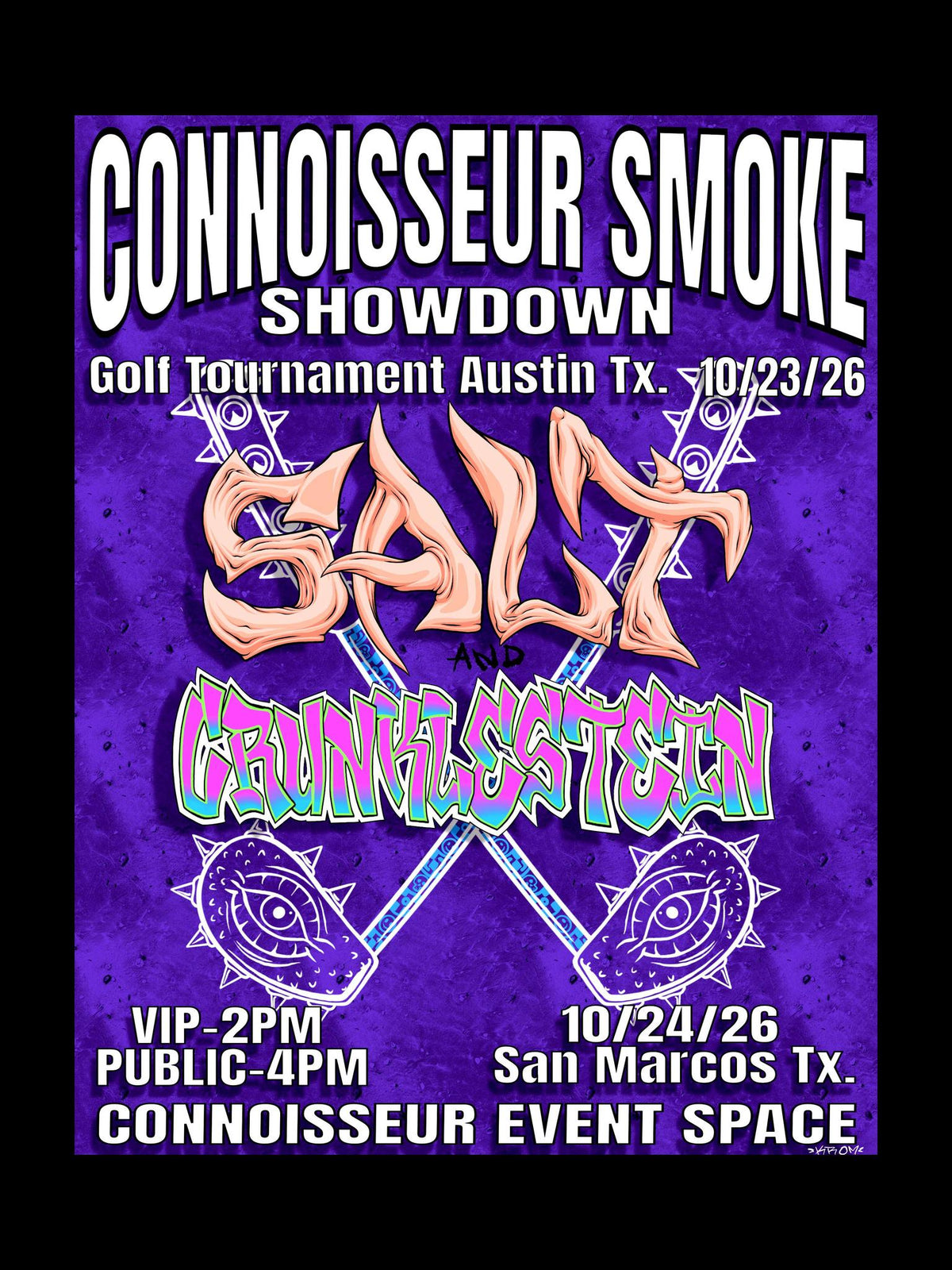 Crunk/Salt Show Virtual(Online) or In Person VIP ticket
