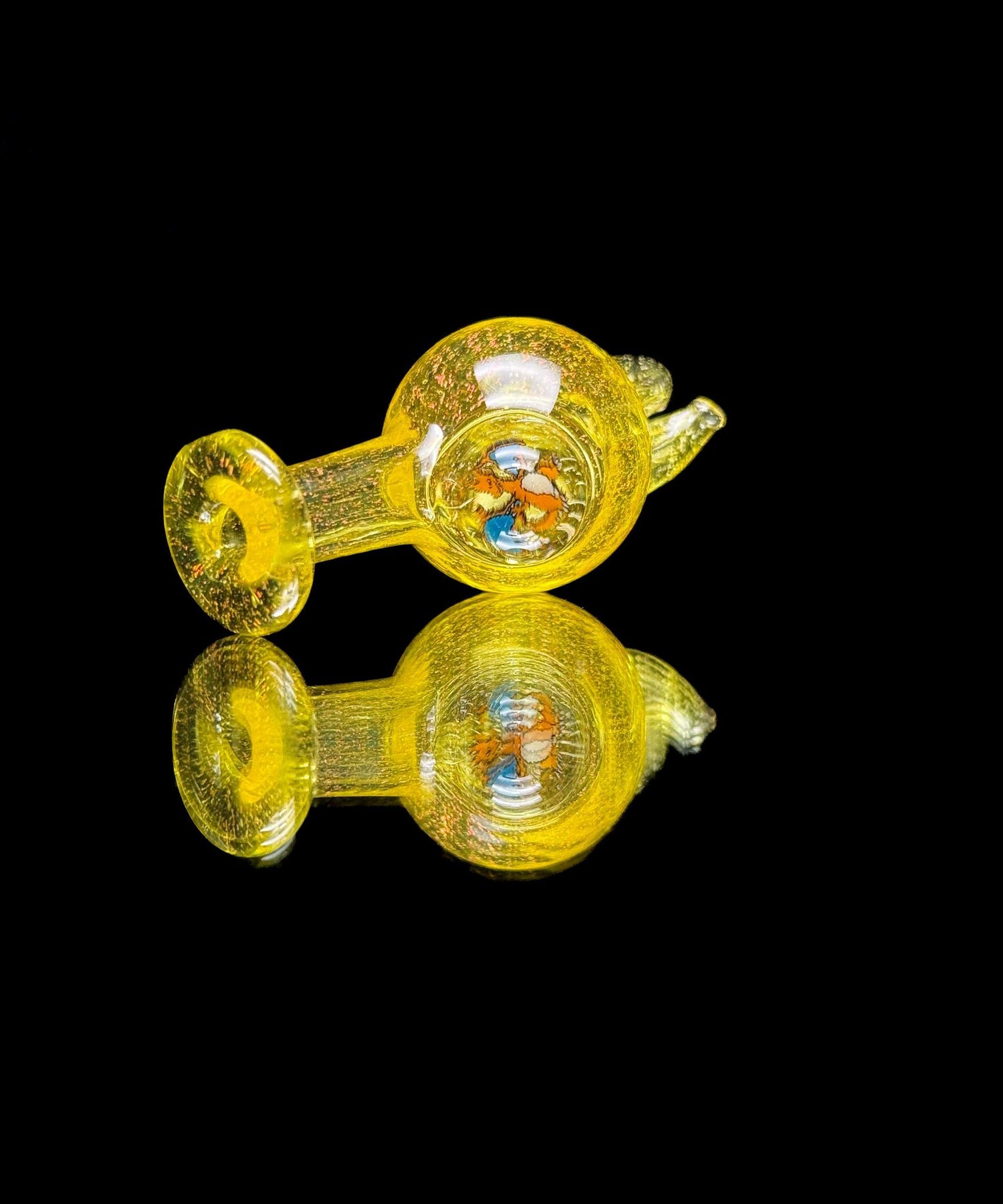 Keys Glass  Bubble Spinner Cap