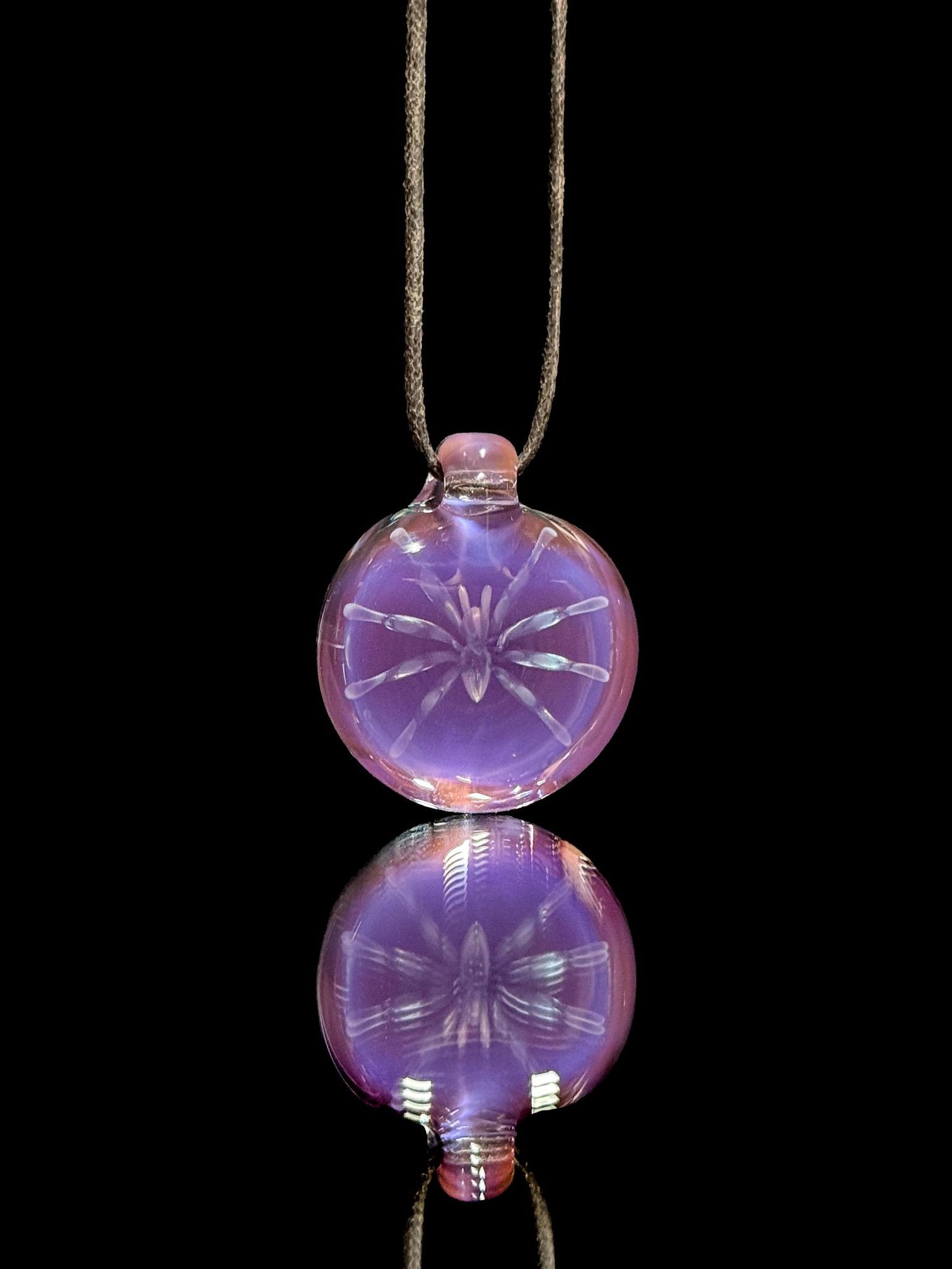 Florin Glass Spider Pendant