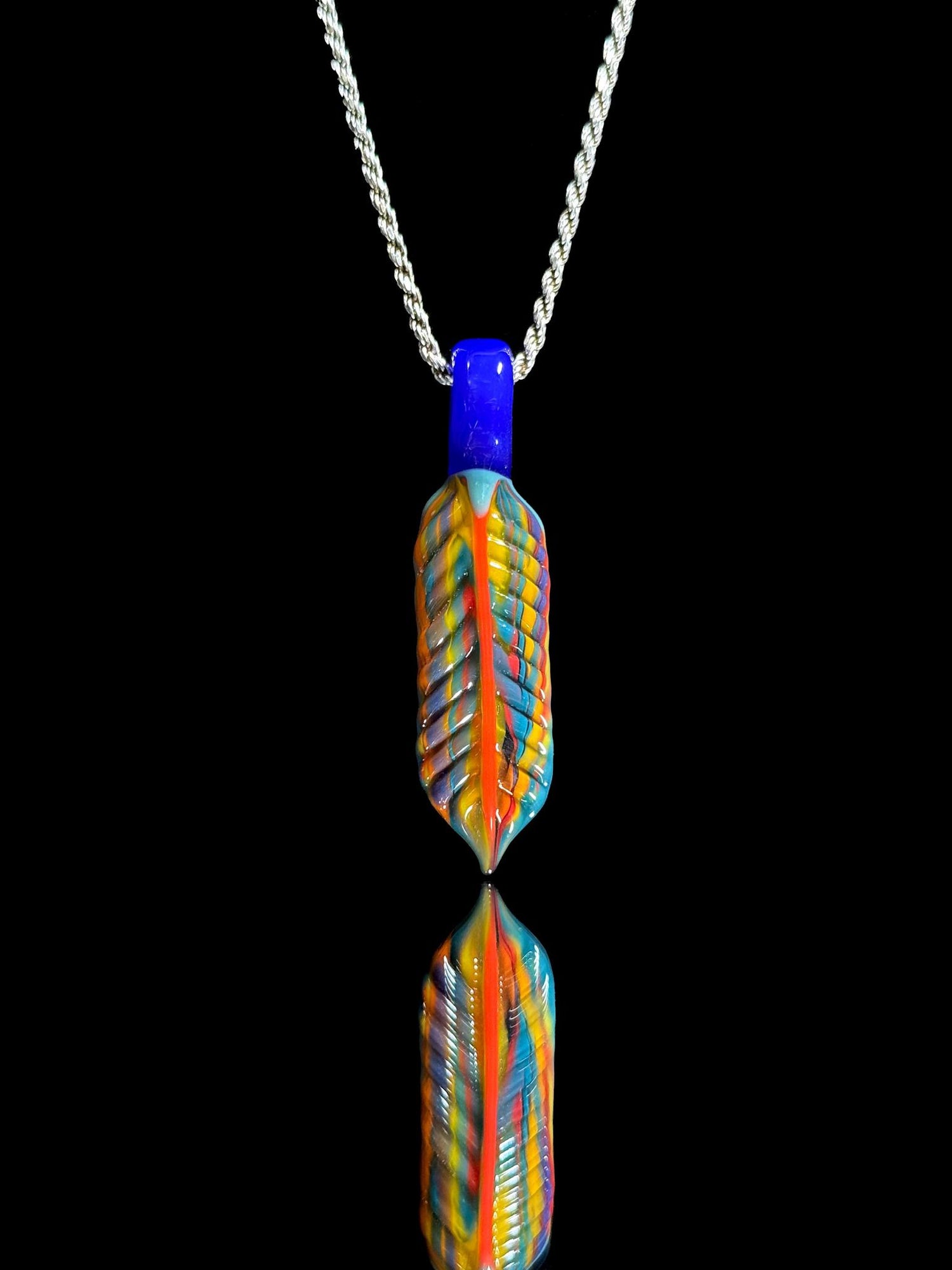 Trip A Glass Coogi Feather Pendant