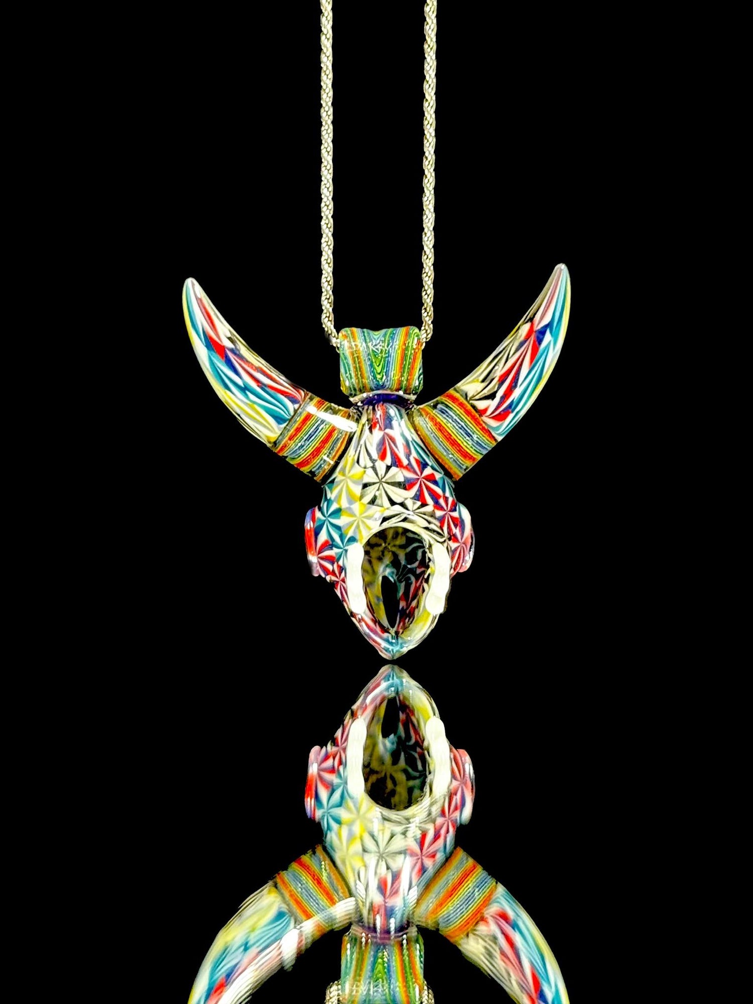 Darby x Disk Cow Skull Pendant