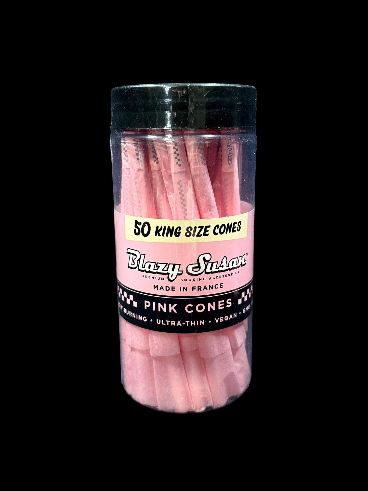 Blazy Susan Cones King Size Pink 50pk