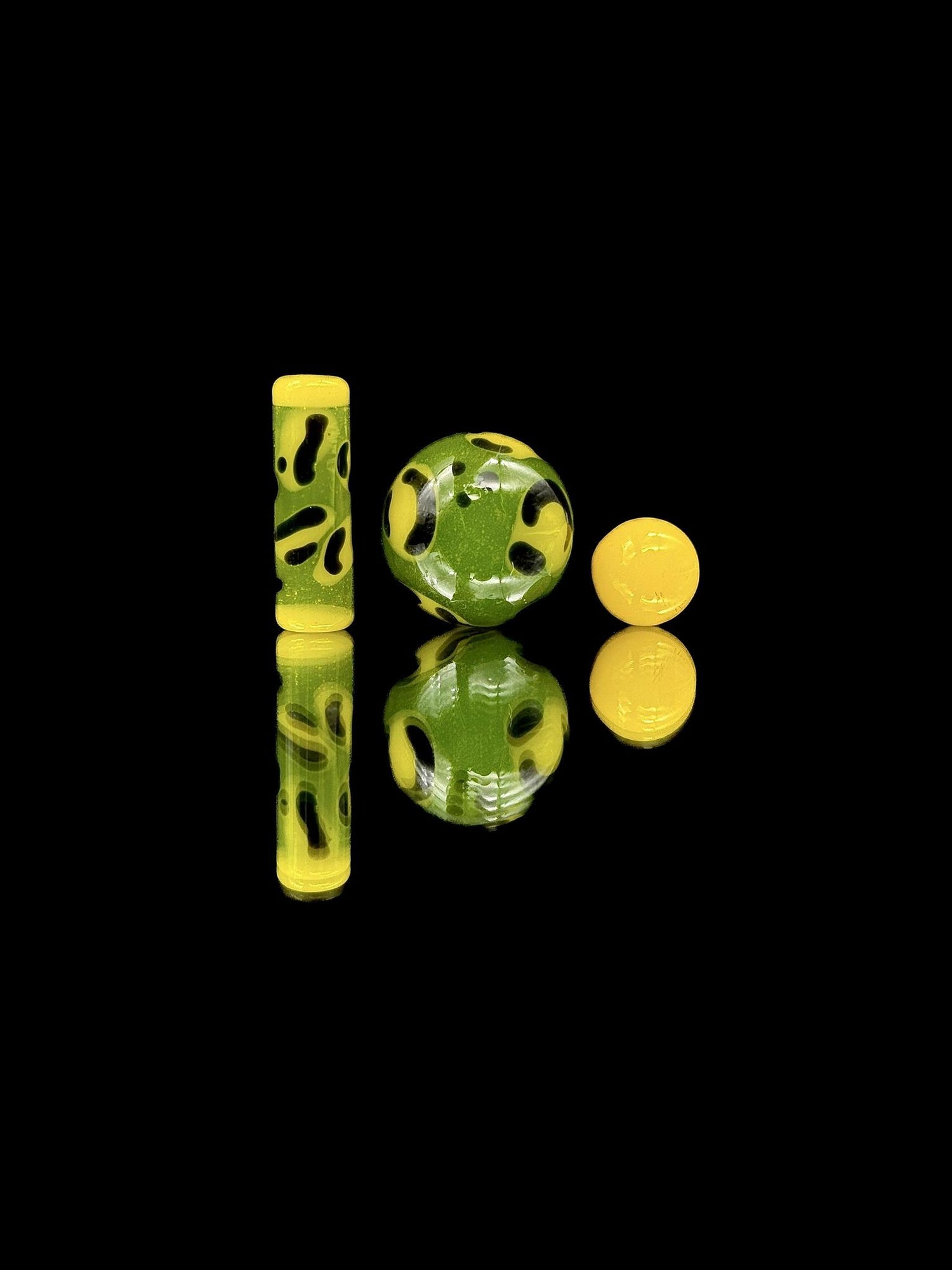 Adventures In Glassblowing Leopard 3pc Slurper Set