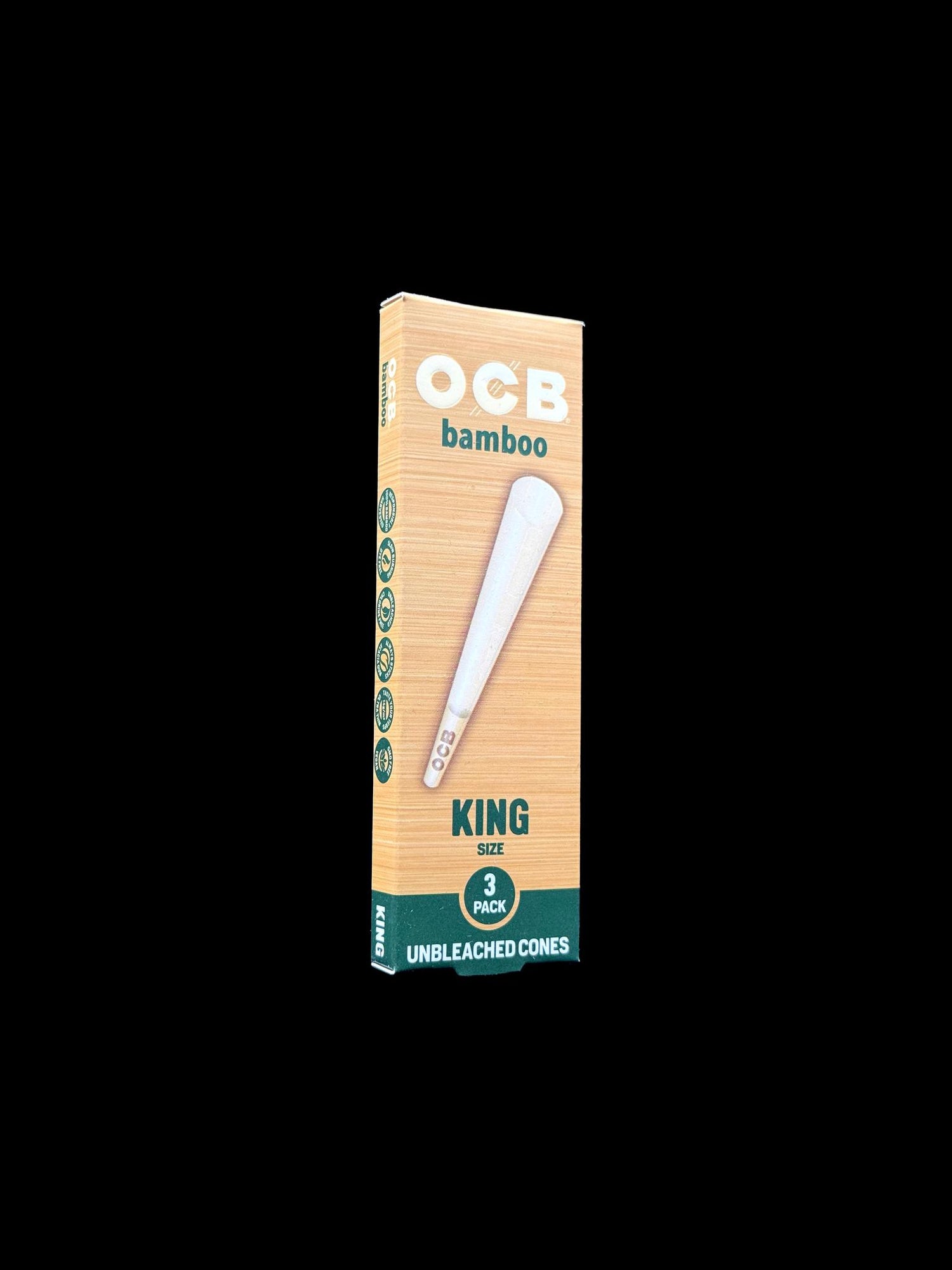 OCB Papers Bamboo Cones King Size 3pk