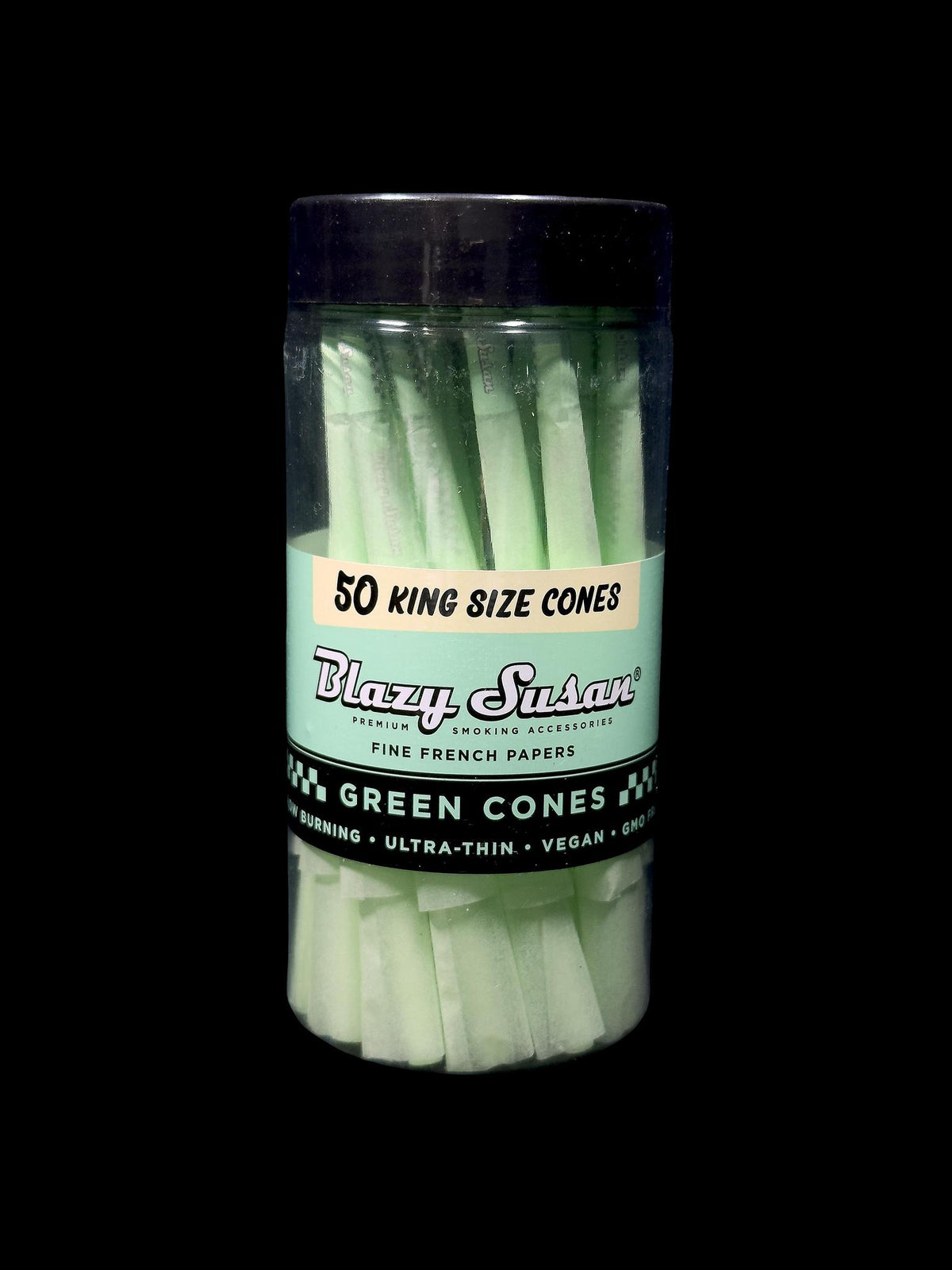 Blazy Susan Cones King Size Green 50pk