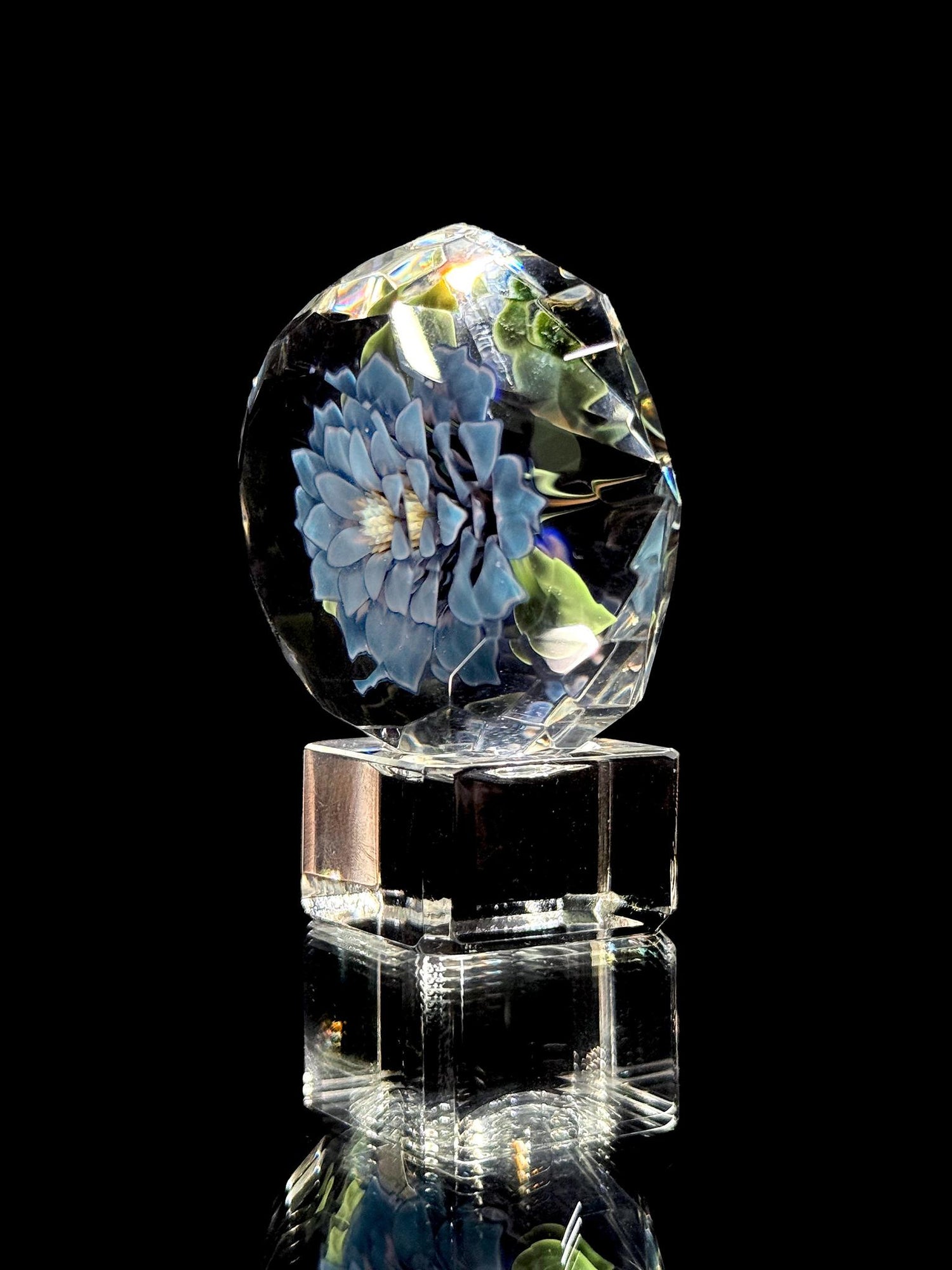 Florin Glass x Vettori Glass Faceted Flower Marble