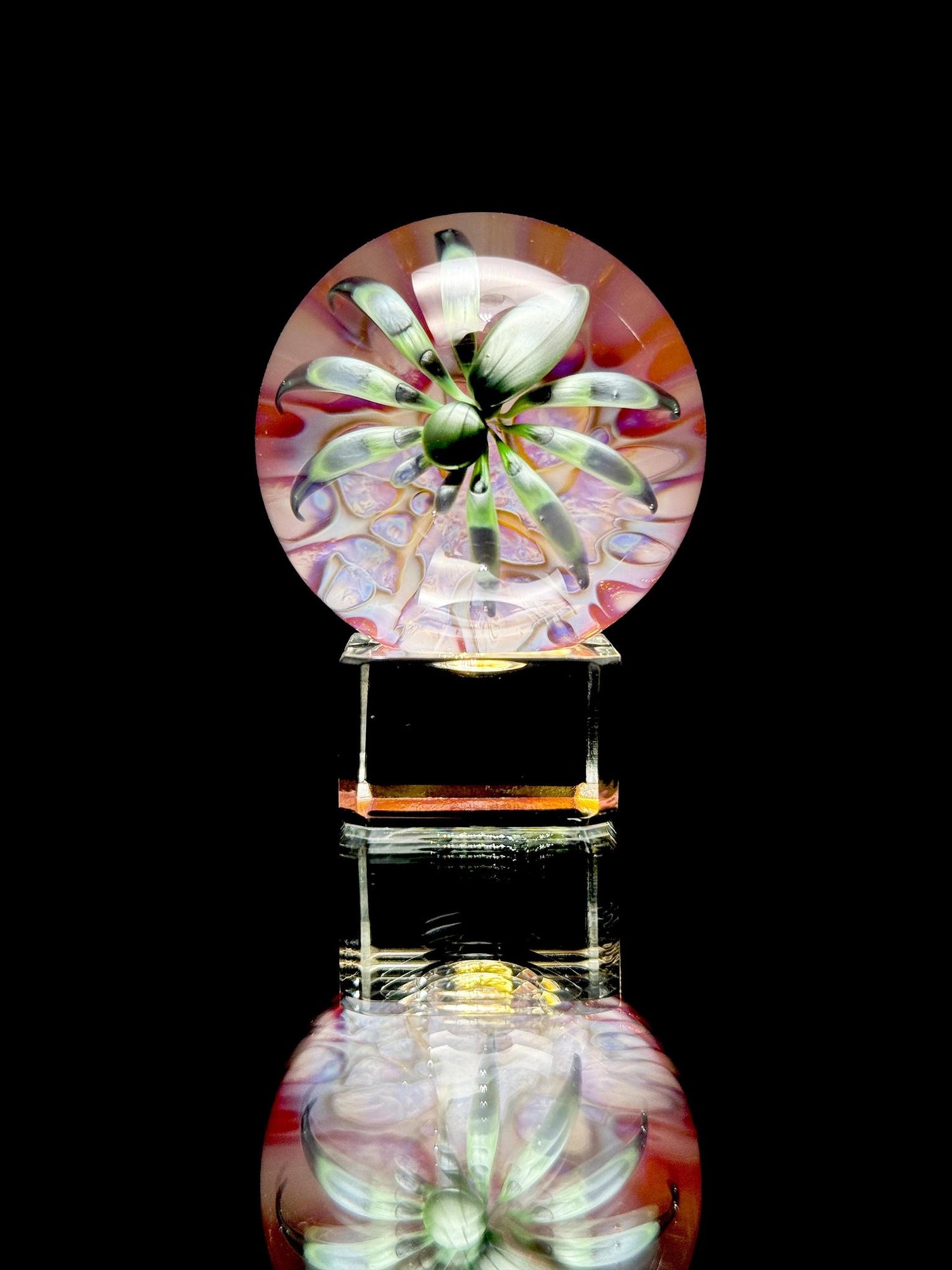 Florin Glass Lg Spider Marble
