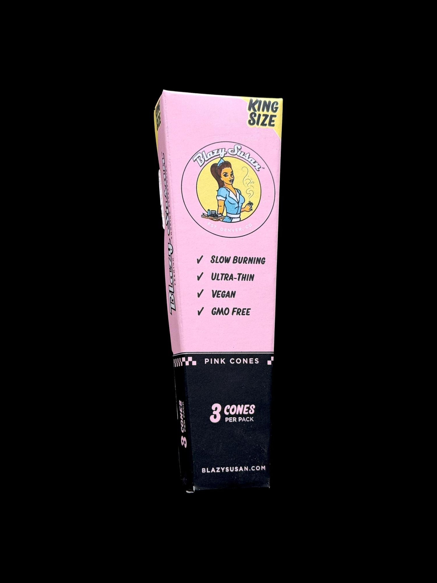 Blazy Susan Cones Pink King Size 3pk