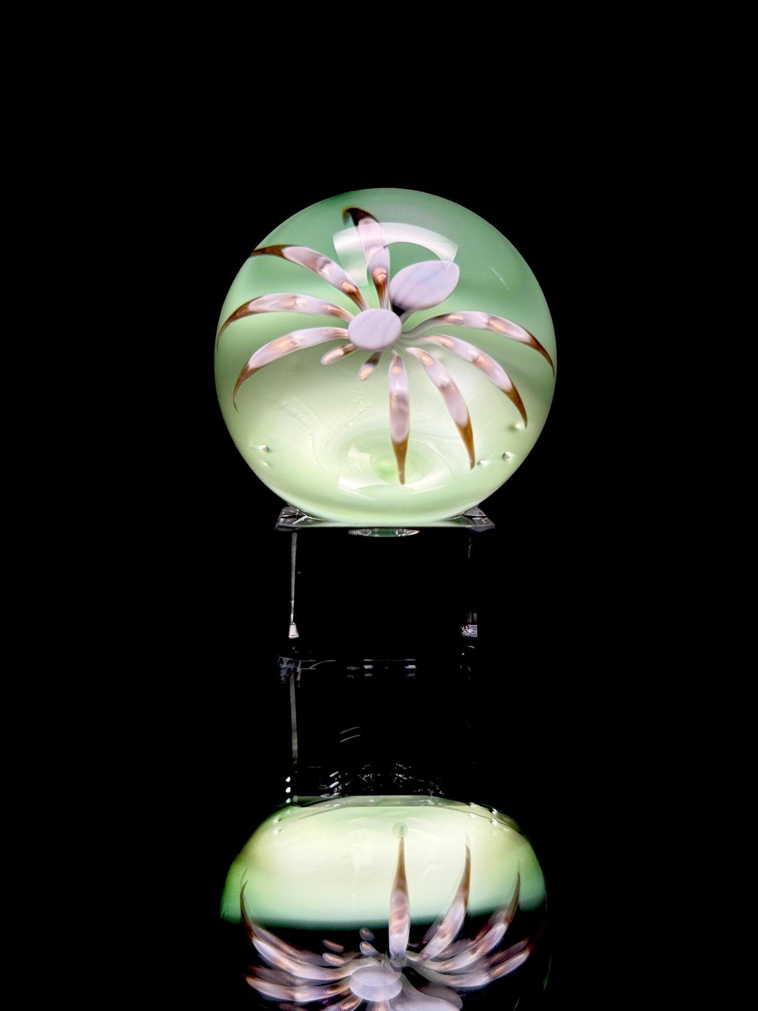 Florin Glass Lg Spider Marble