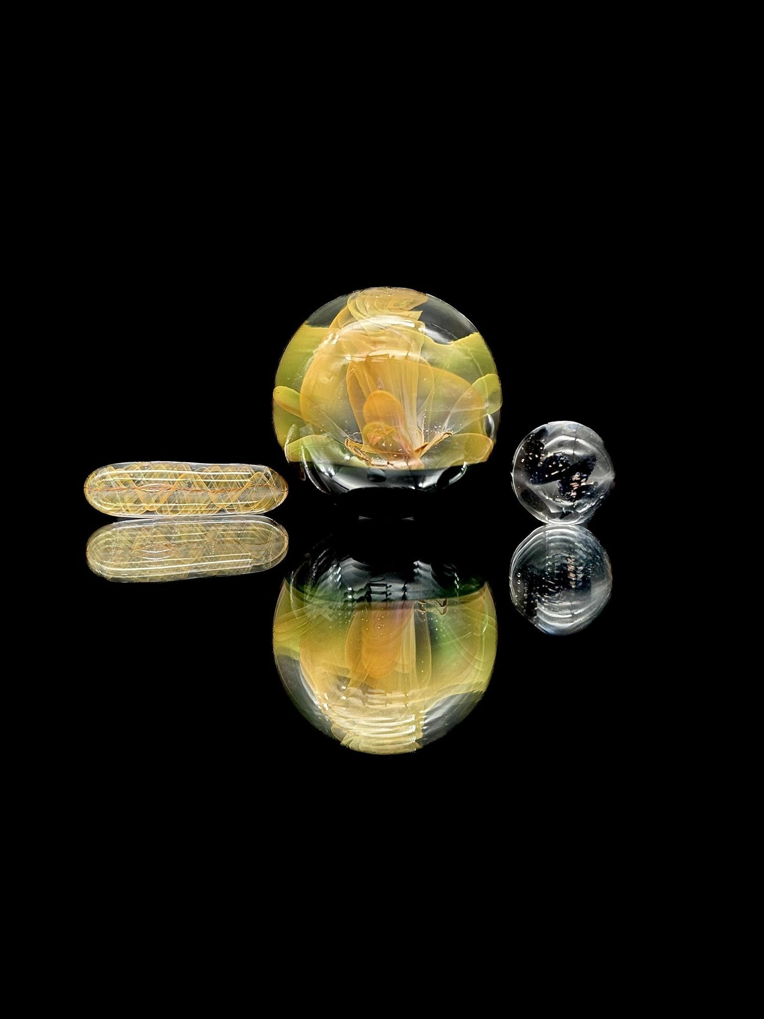 King Leo Glass Fumed Slurper Set
