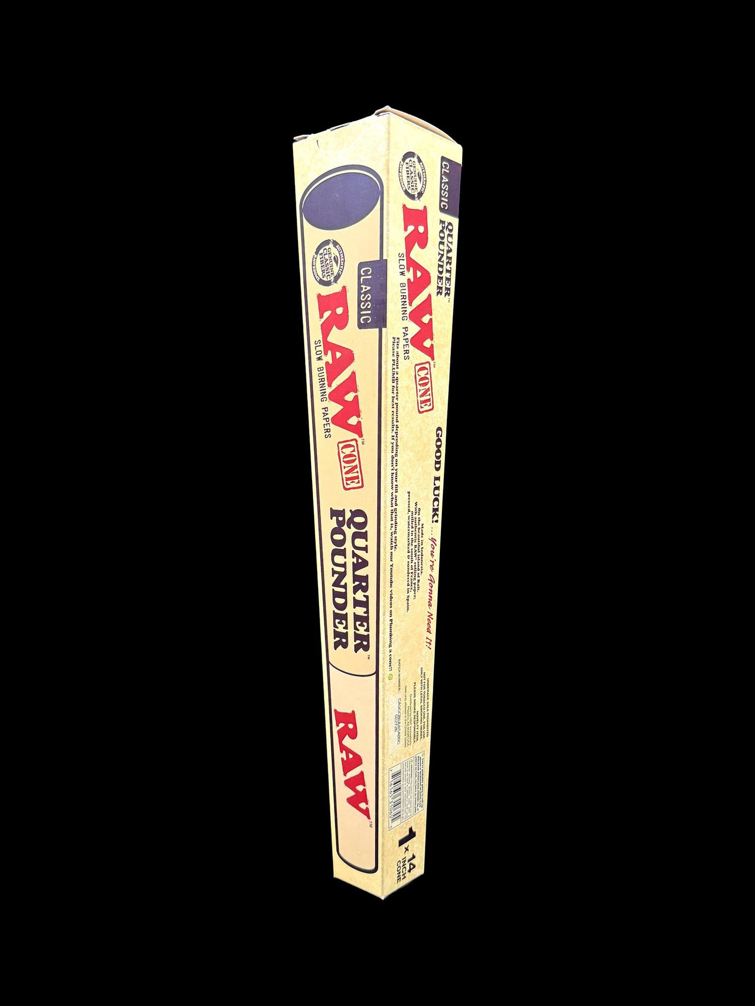 Raw Papers Quarter Pounder Classic Cone