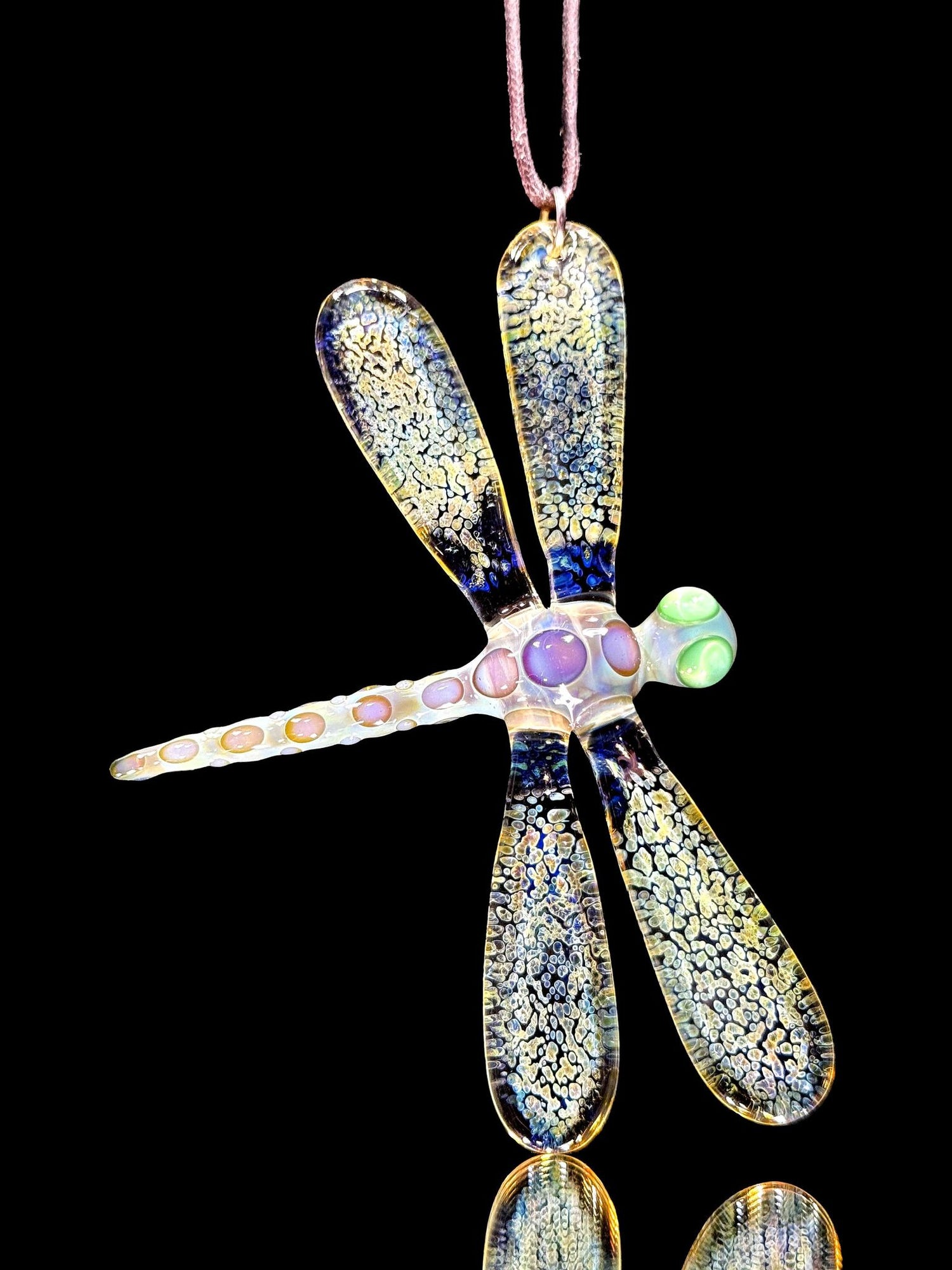 Florin Glass Dragonfly Ornament